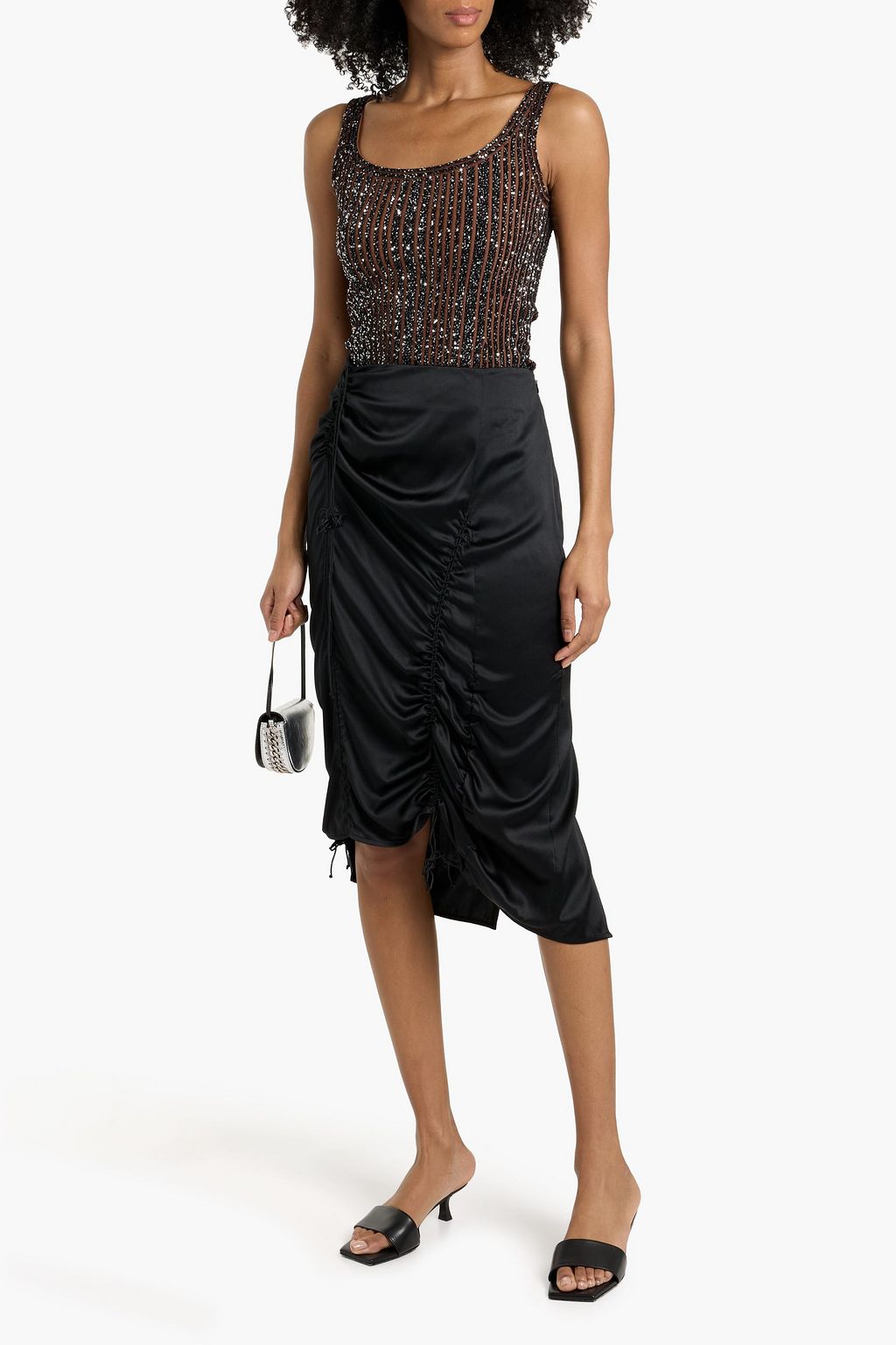 MISSONI Sequin-embellished ribbed-knit tank | THE OUTNET
