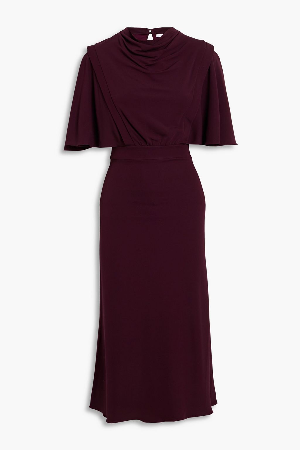 SAFIYAA Layered crepe midi dress | THE OUTNET