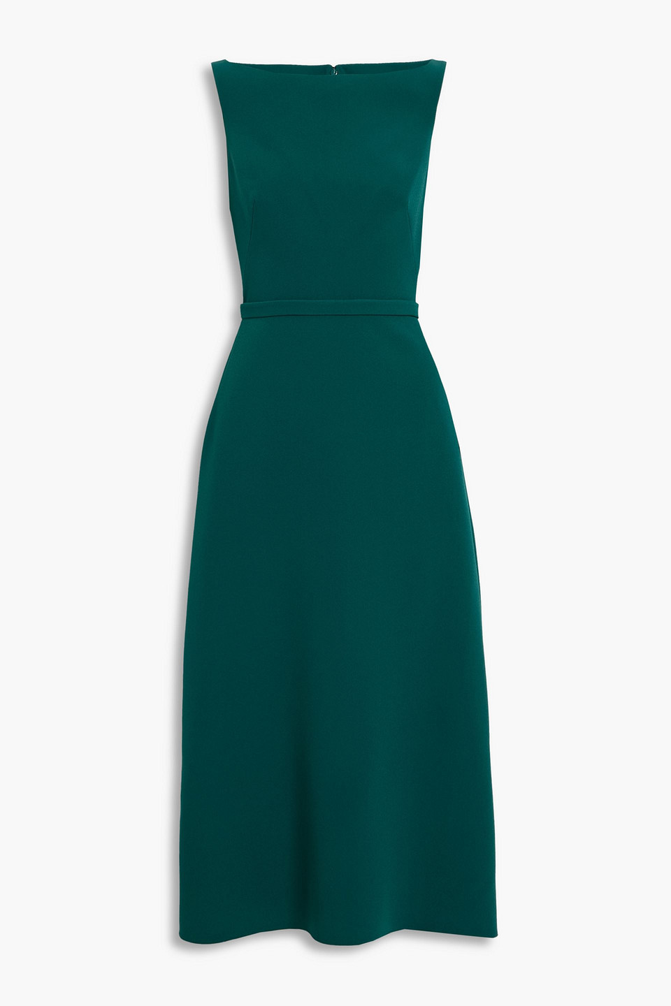 Safiyaa Grena Crepe Midi Dress In Gold