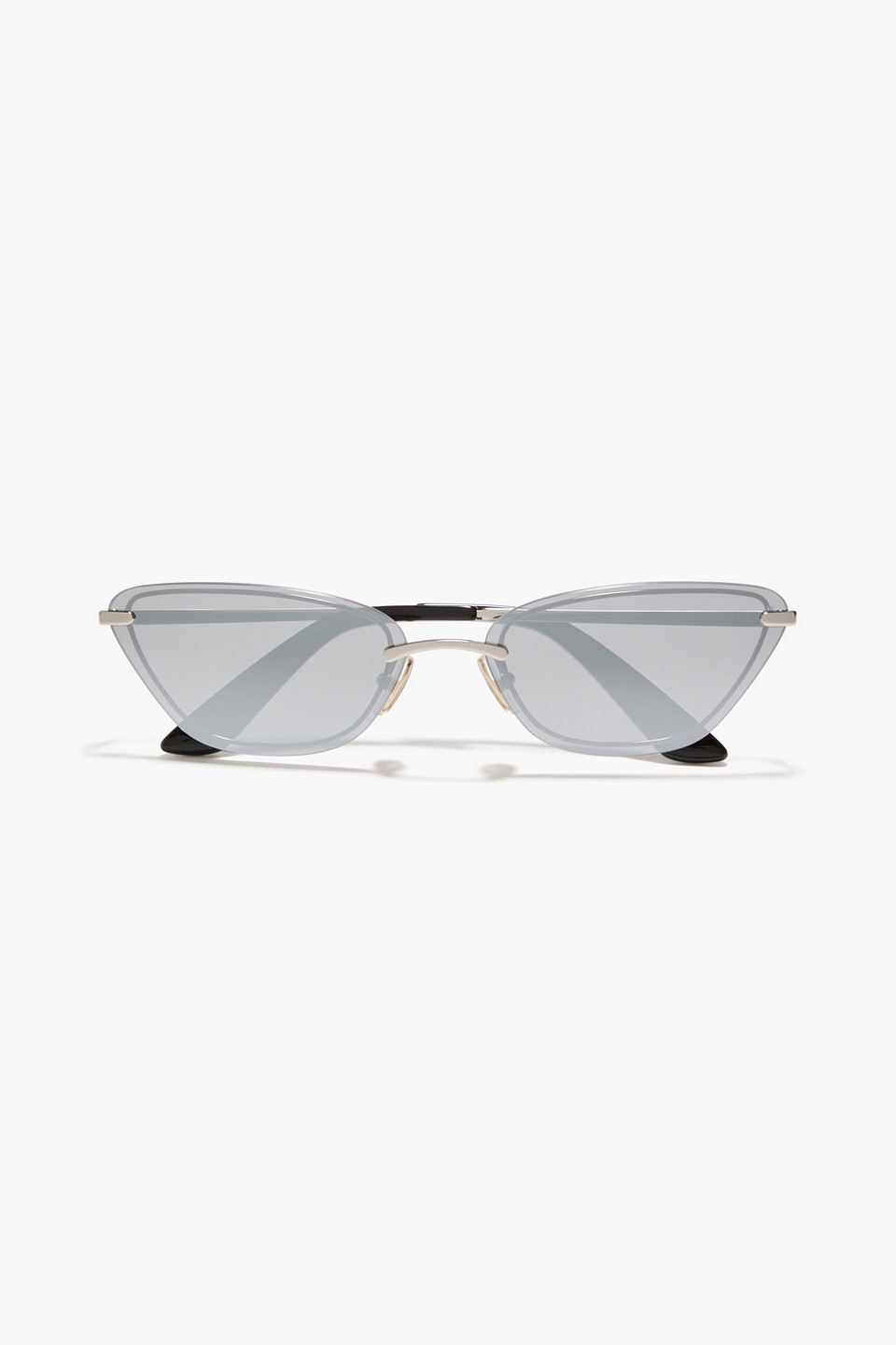 zimmermann - cat-eye acetate sunglasses - metallic - onesize
