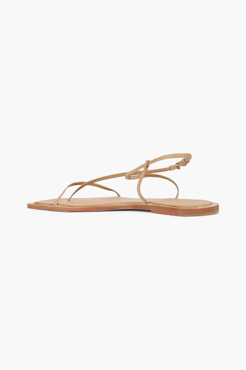  Studio Amelia - Freda Leather Slingback Sandals - Neutral - Eu 37 