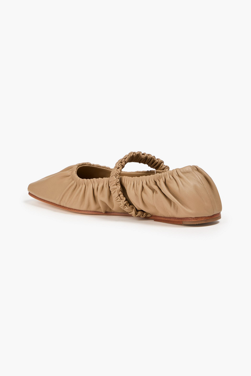 Studio Amelia - Mary-jane-ballerinas „zadie“ Aus Leder Mit Einklappbarer Fersenpartie - Neutral - Eu 37 