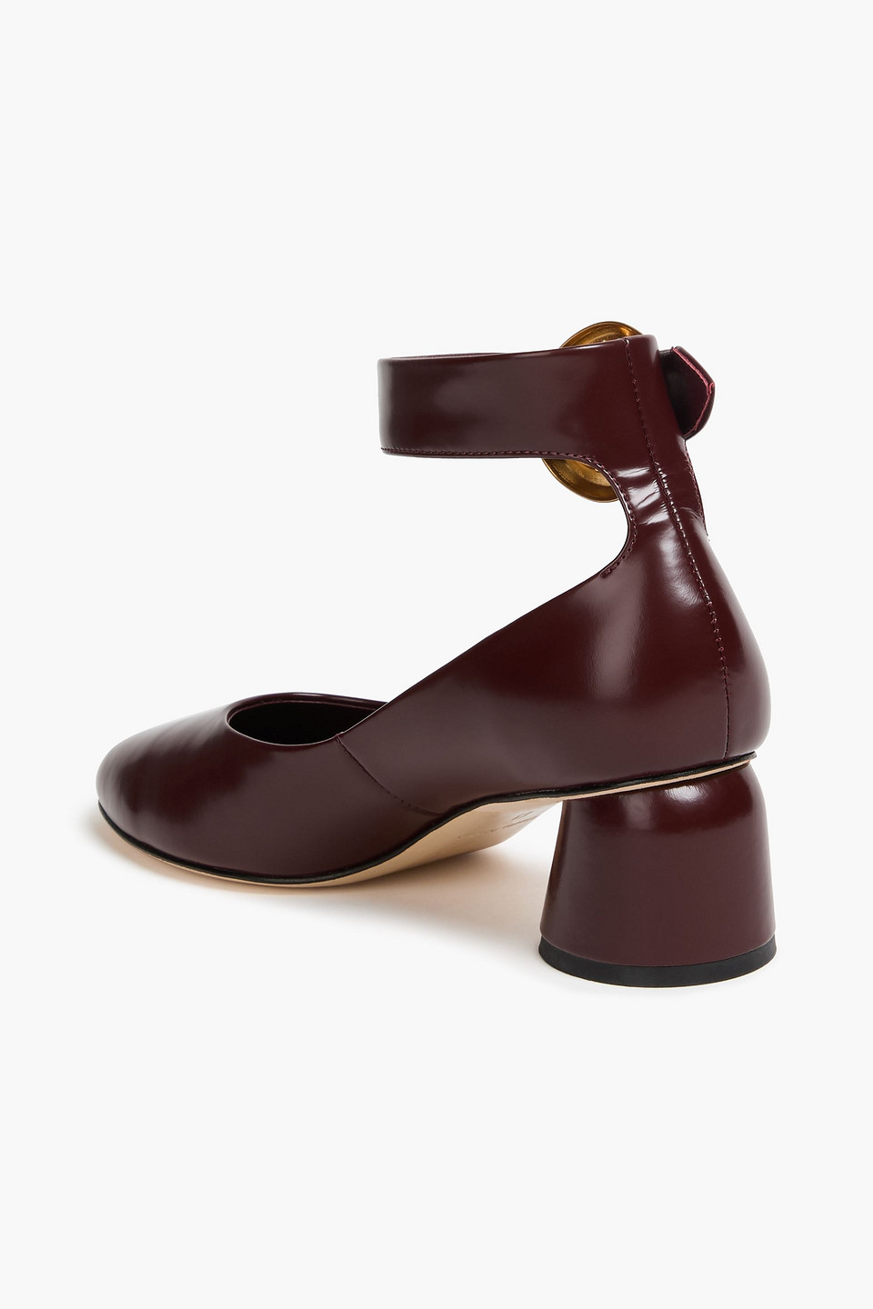  Studio Amelia - Allegra 50 Leather Pumps - Burgundy - Eu 35 