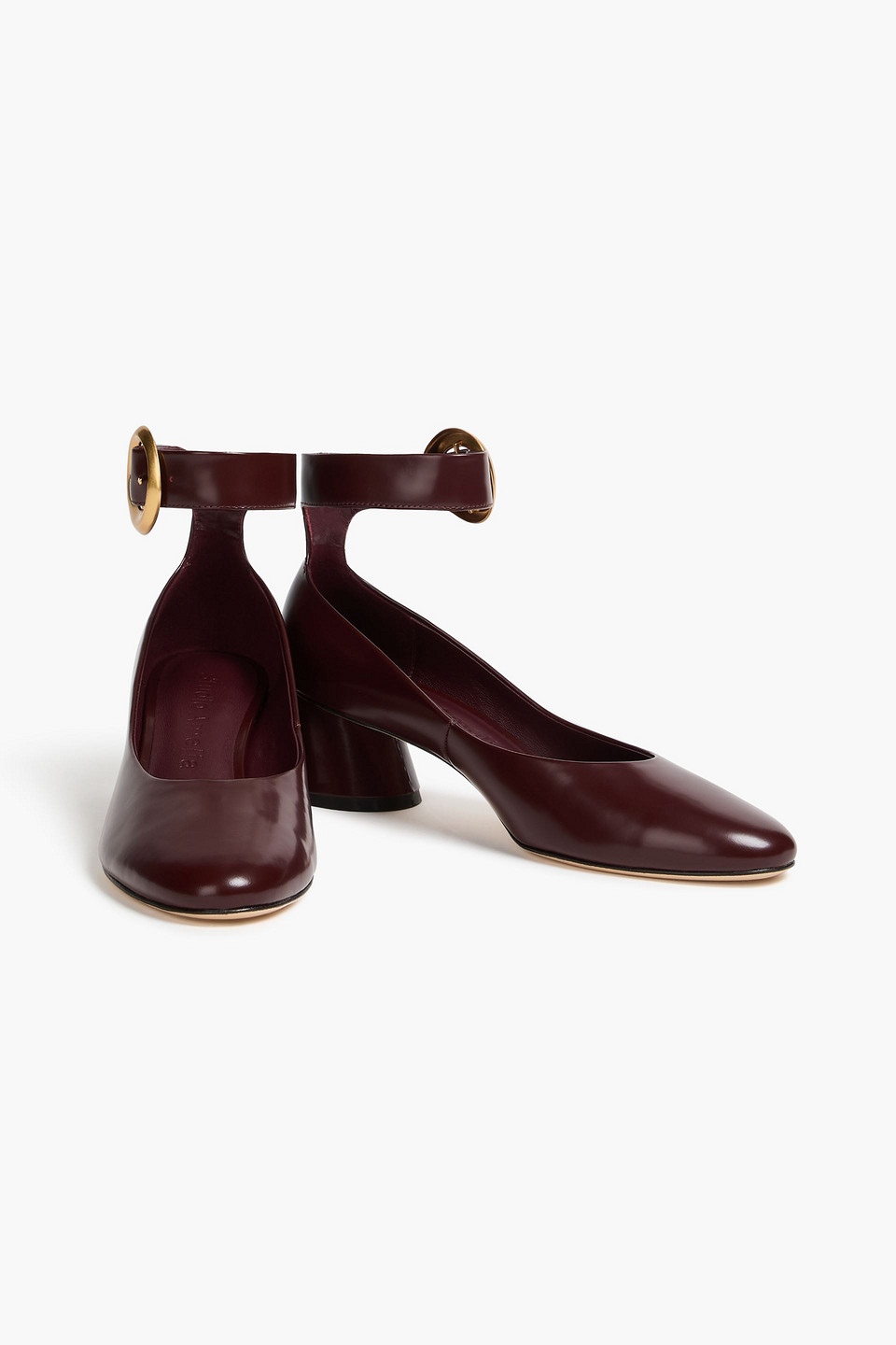  Studio Amelia - Allegra 50 Leather Pumps - Burgundy - Eu 35 