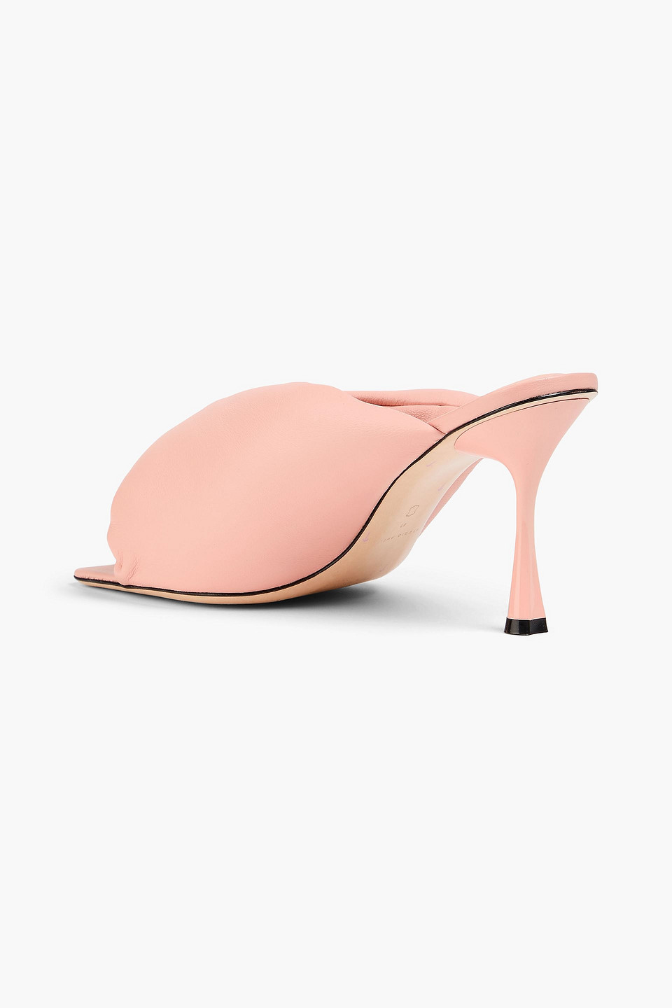  Studio Amelia - Croissant 90 Twisted Leather Mules - Pink - Eu 35 