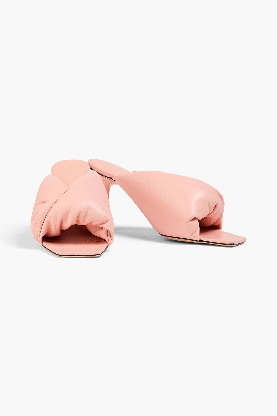  Studio Amelia - Croissant 90 Twisted Leather Mules - Pink - Eu 35 
