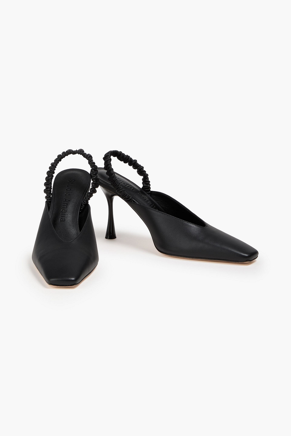  Studio Amelia - Slingback-pumps „zadie 90“ Aus Leder - Schwarz - Eu 36 