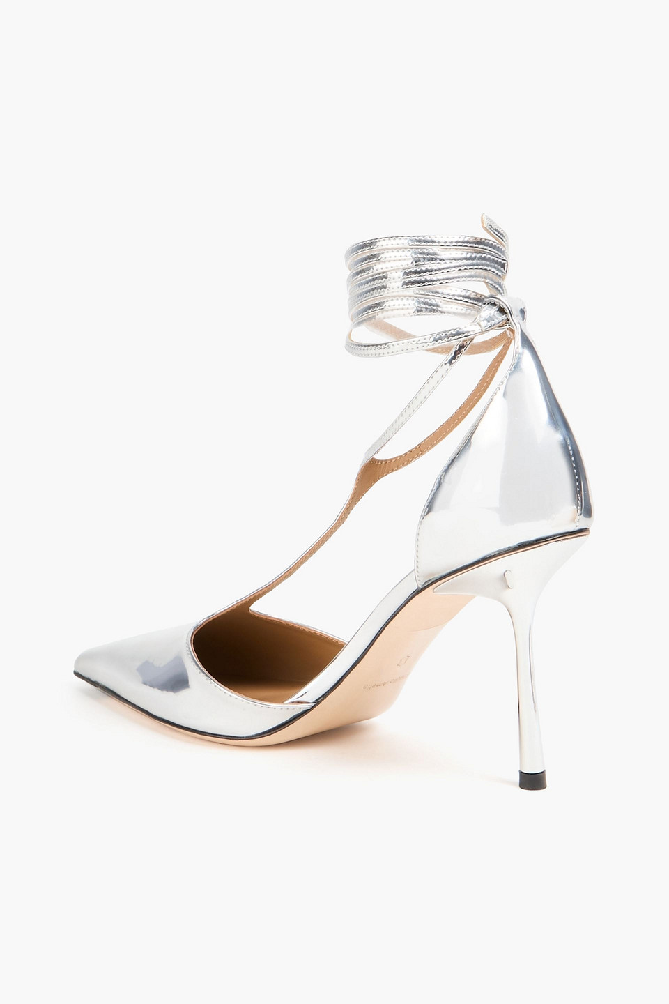  Studio Amelia - Gisele 90 Mirrored Pumps - Metallic - Eu 37 