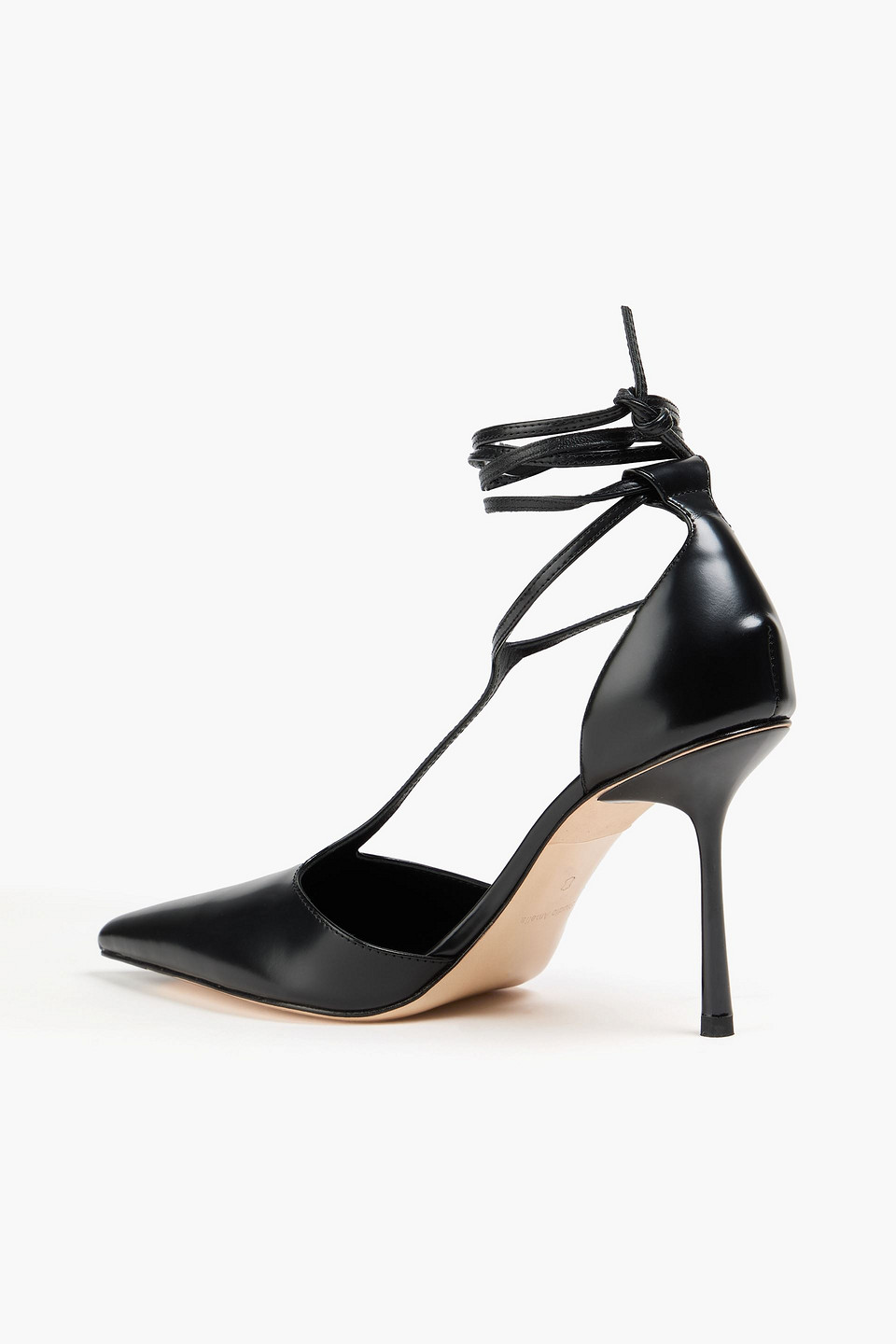 Studio Amelia - Spazalotto Glossed-leather Pumps - Black - Eu 40 