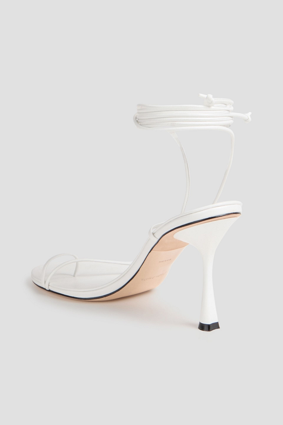  Studio Amelia - Emily Leather Sandals - White - Eu 39 