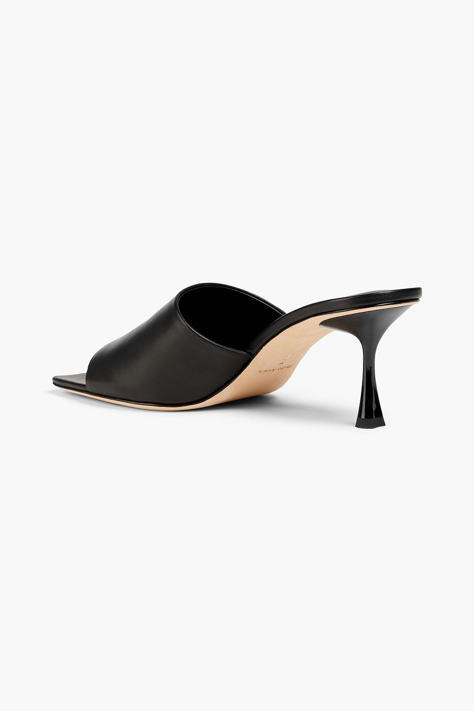  Studio Amelia - Classic 70 Leather Mules - Black - Eu 36 