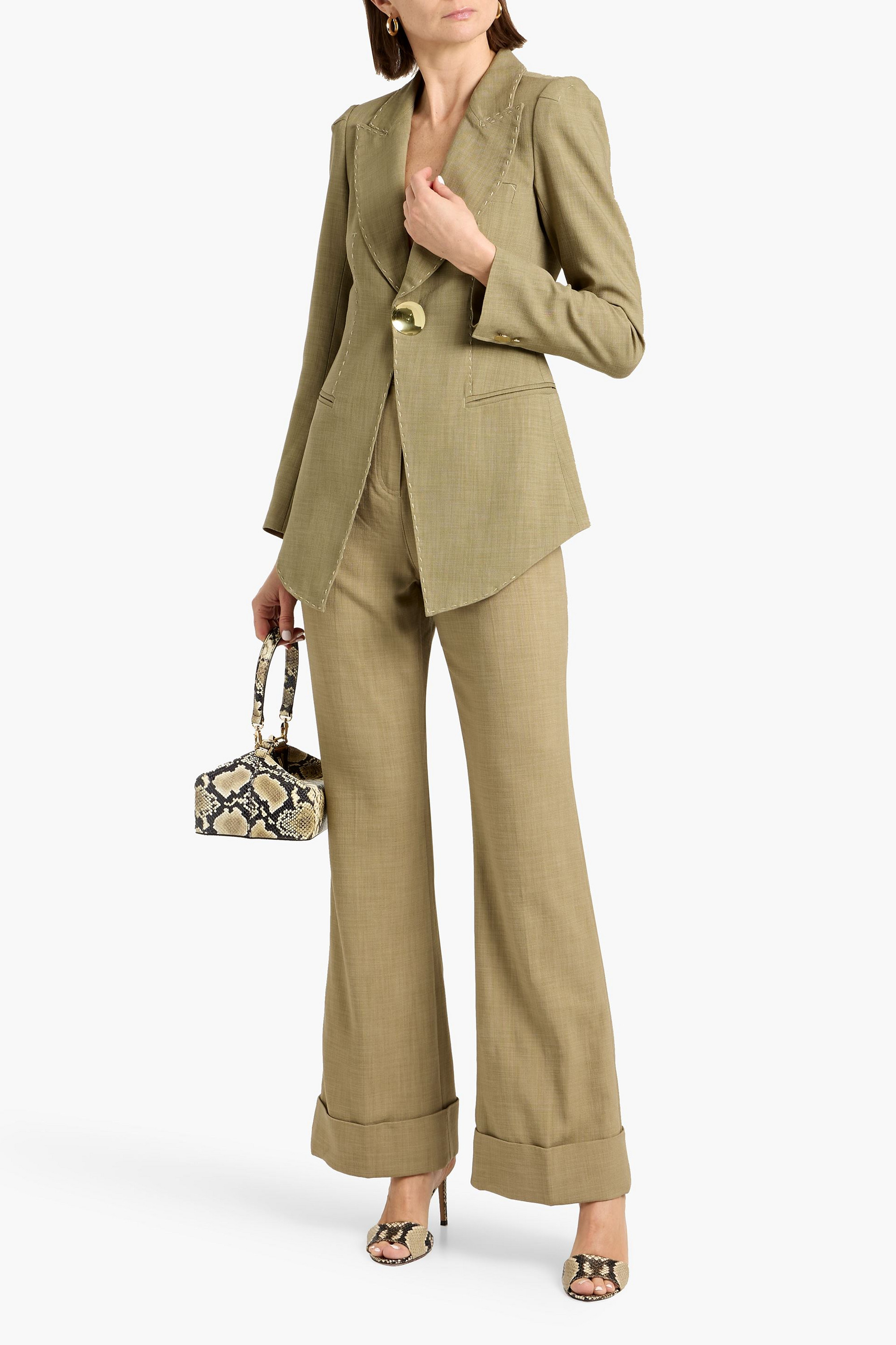 Cult Gaia Wanye woven blazer