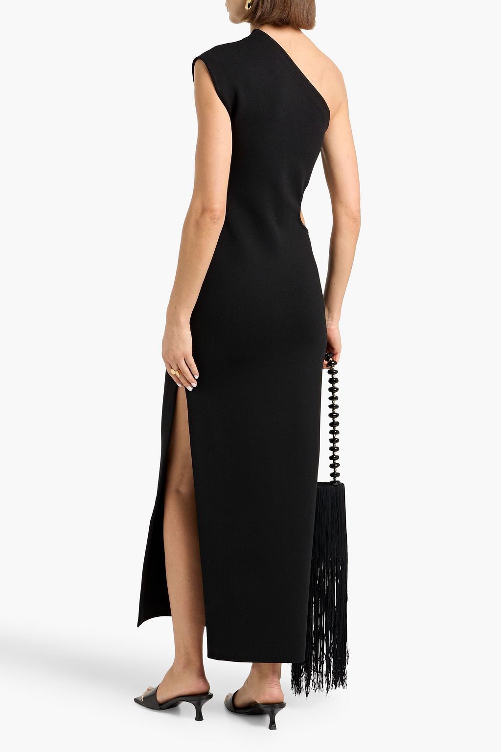 mama fine knit dress Rowan Cream Cable Knit Maxi Dress - M Size - Women's Dresses