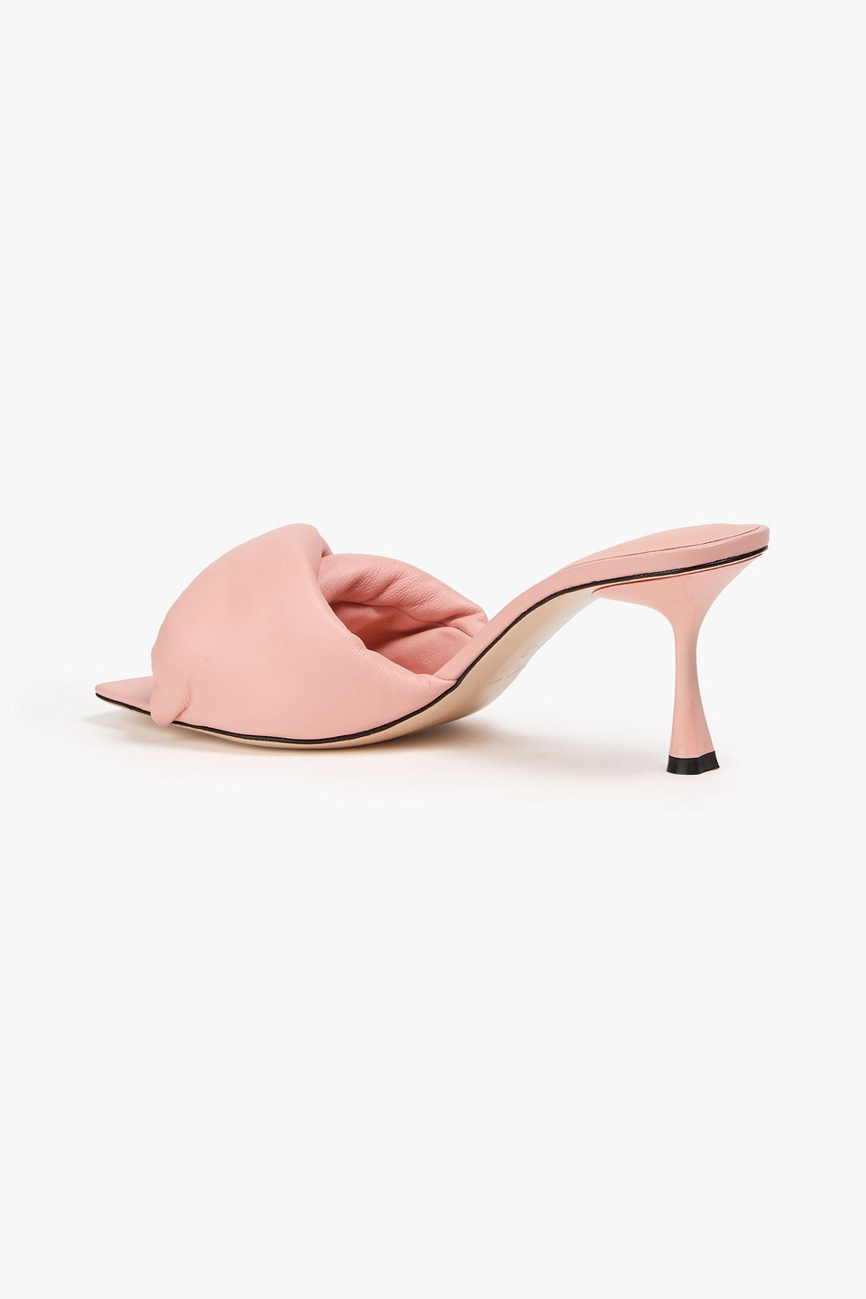  Studio Amelia - Twisted Front 70 Leather Mules - Pink - Eu 35 