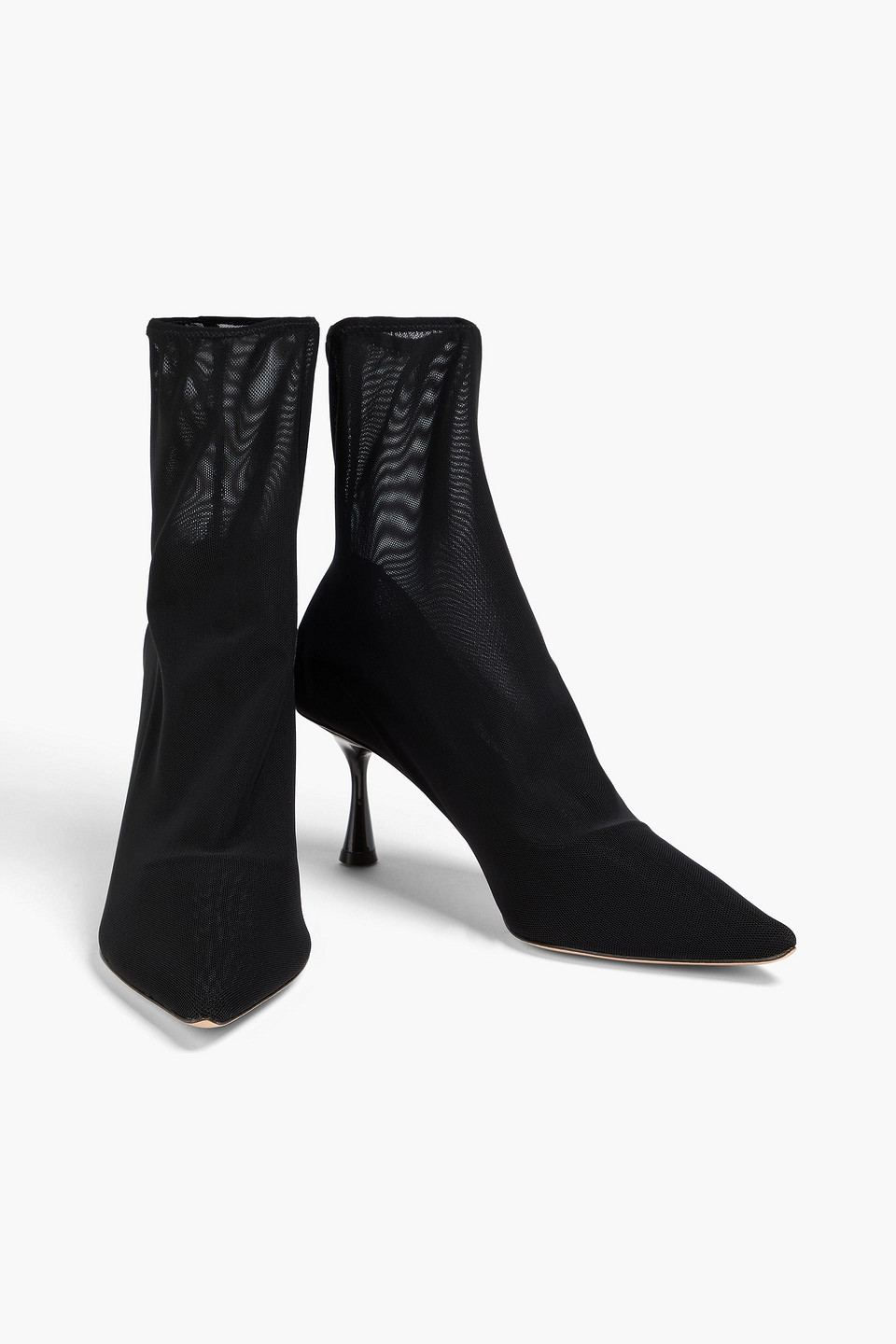  Studio Amelia - Razor 70 Stretch-mesh Sock Boots - Black - Eu 35 