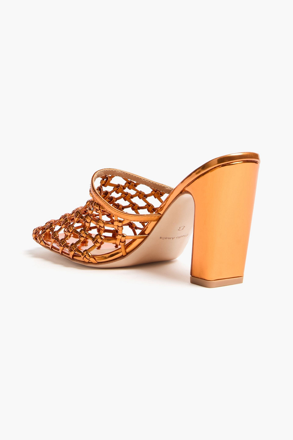  Studio Amelia - Mules „silas“ Aus Verspiegeltem Webstoff - Metallic - Eu 36 