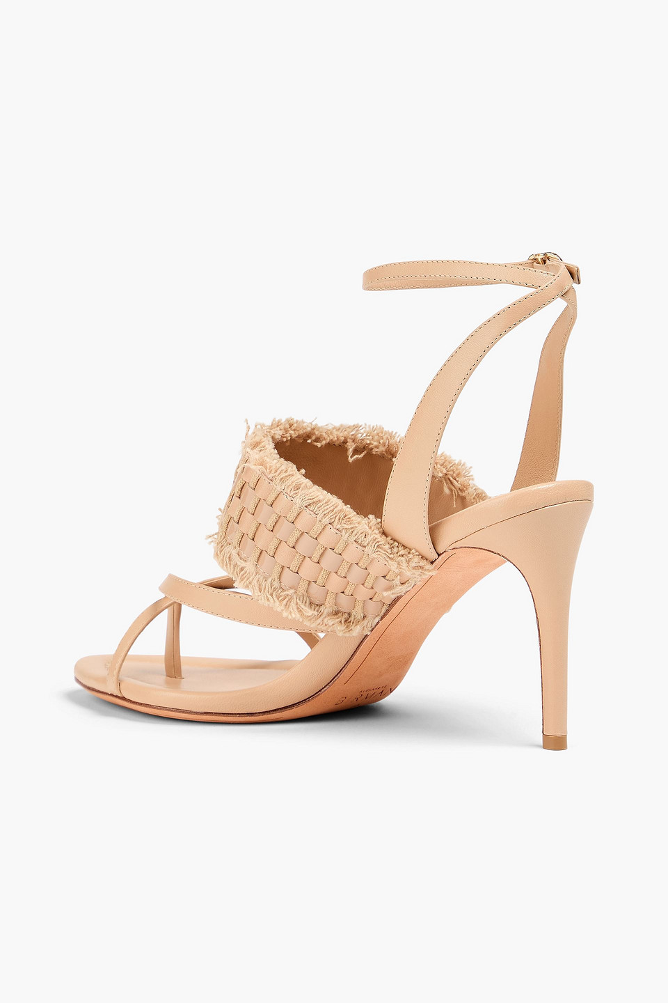  Alexandre Birman - Sandalen „kate 85“ Aus Leder Mit Fransen - Neutral - Eu 36.5 