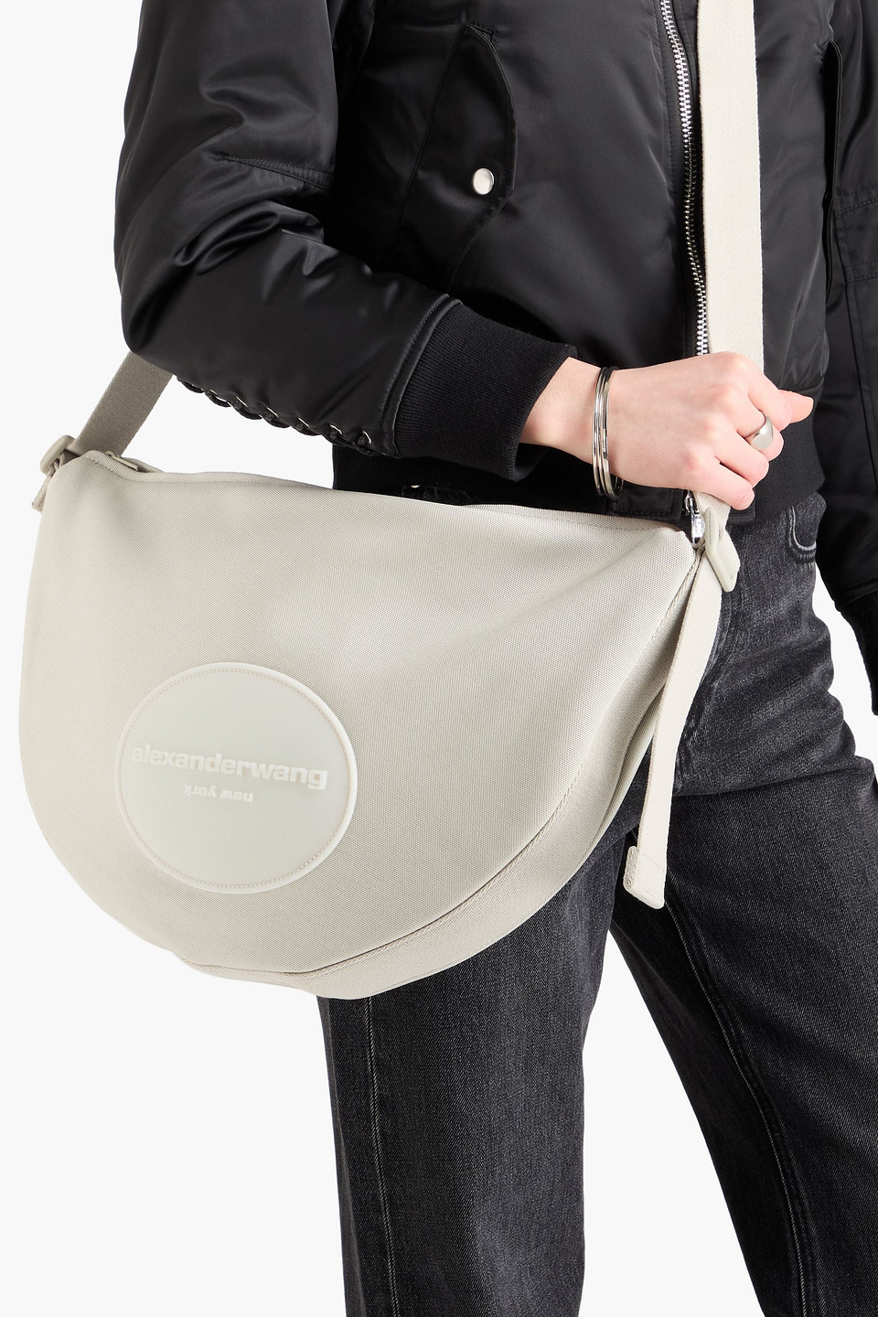  Alexander Wang - Schultertasche „bo“ Aus Shell - Grau - Onesize 