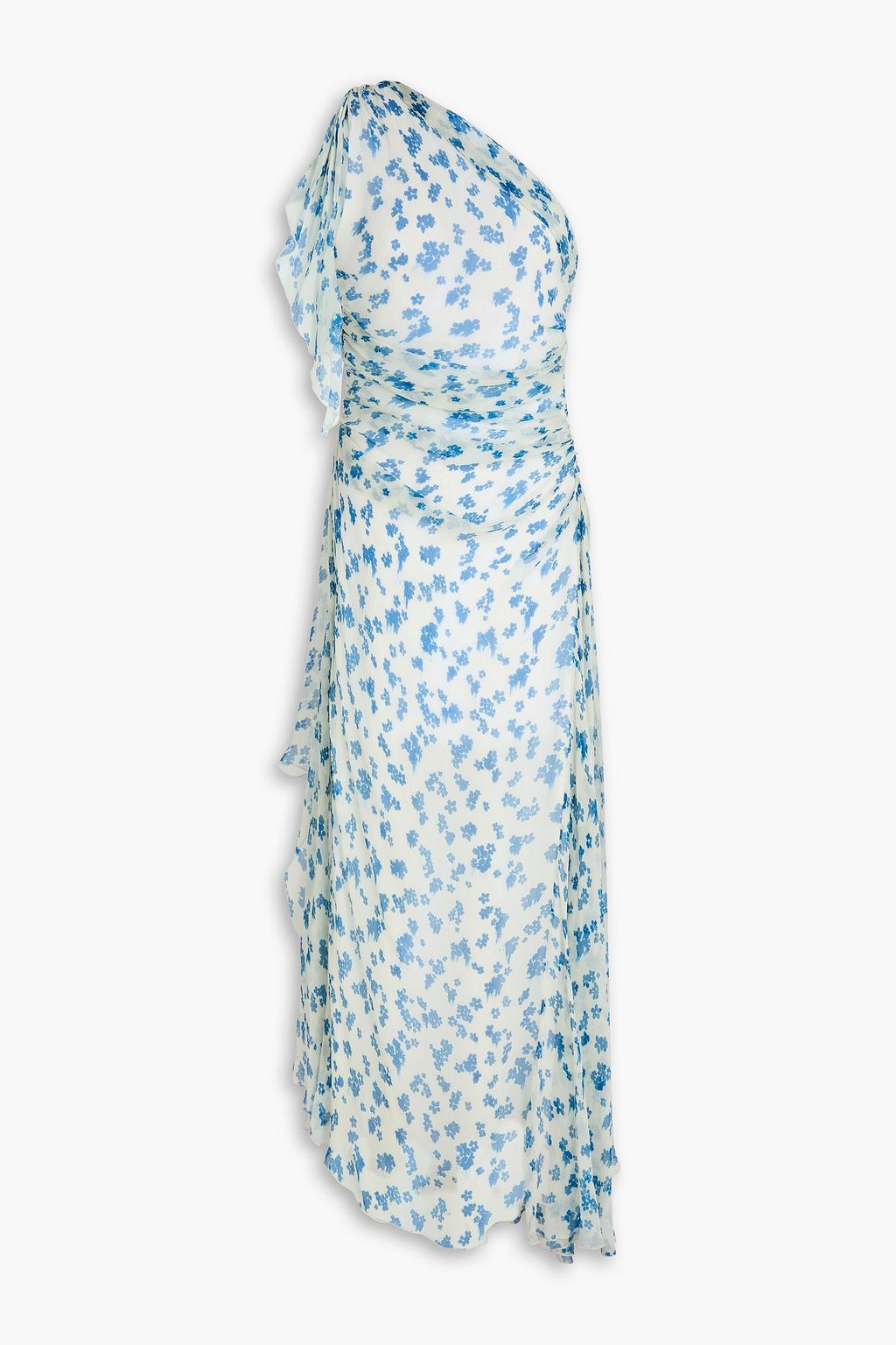 knee length dresses for ladies Emilio Pucci Psychedelic Sheer Mesh Maxi Dress