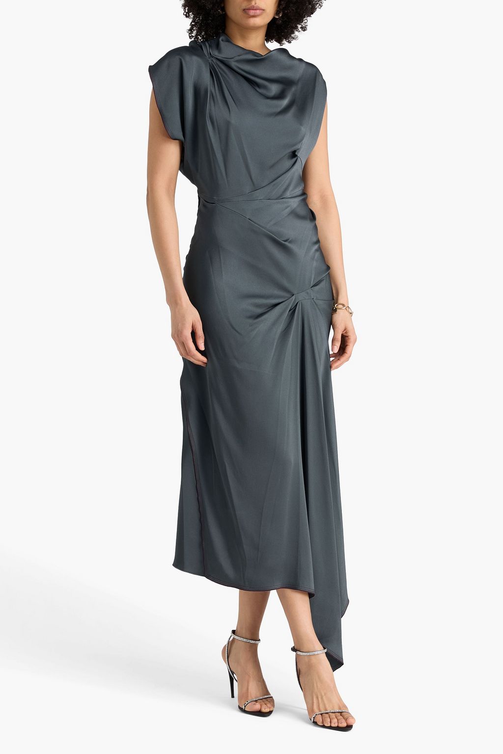 chinese dress ladies Maxi Mesh Dress Victoria Beckham