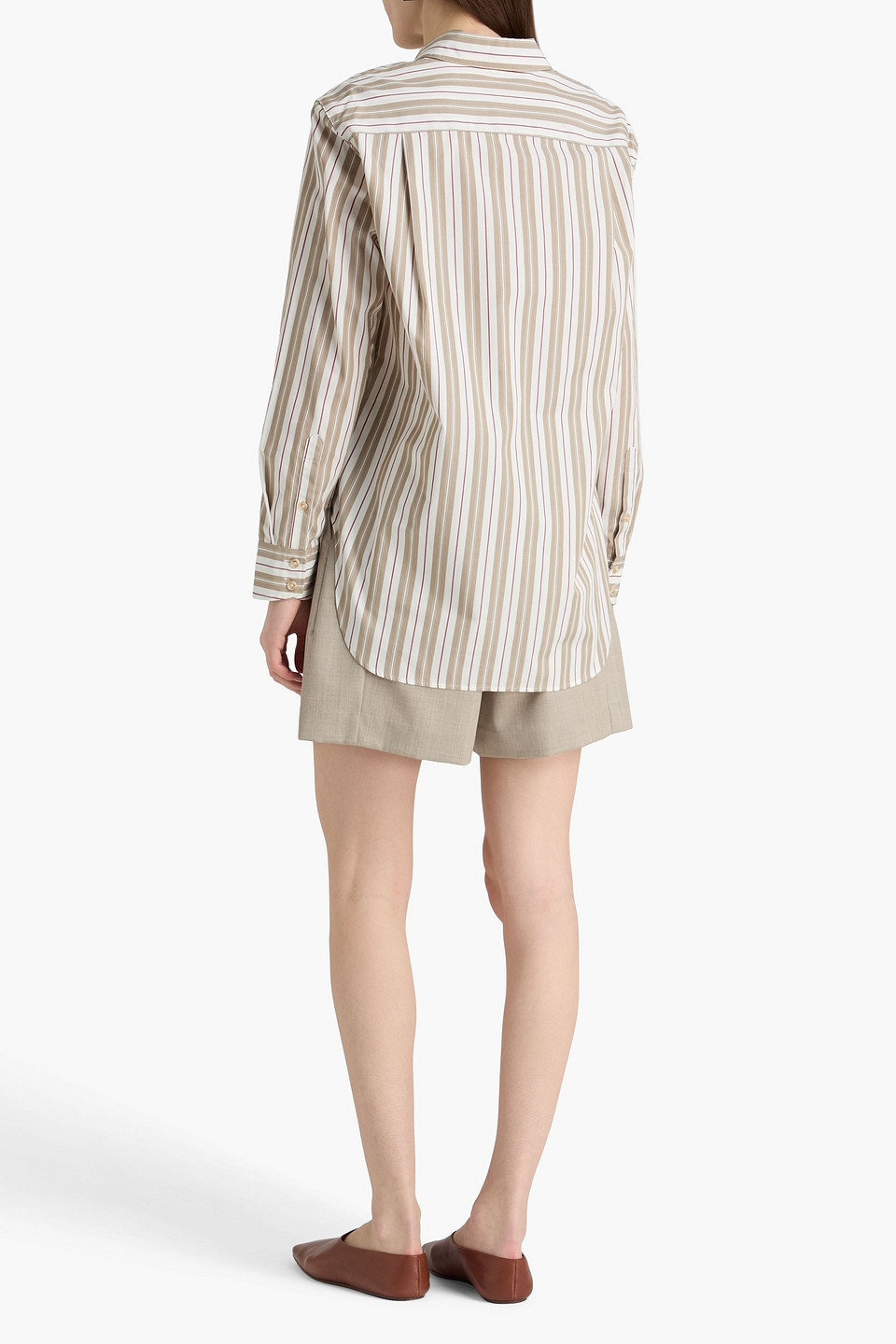  Rag & Bone - Hemd „monty“ Aus Baumwolle Mit Streifen - Neutral - Xxs 