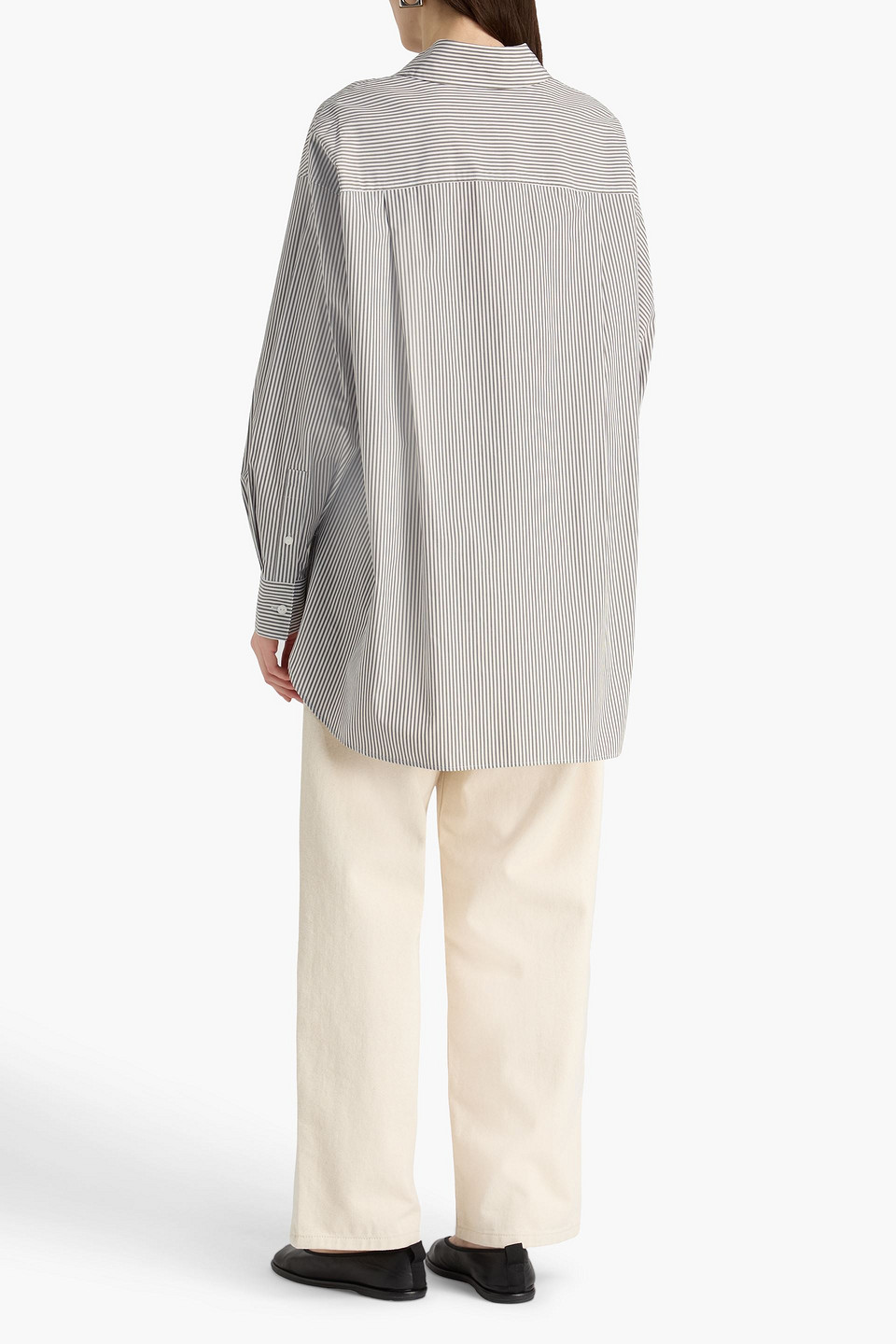  Rag & Bone - Gestreiftes Hemd „max“ Aus Baumwollpopeline - Braun - Xs/s 