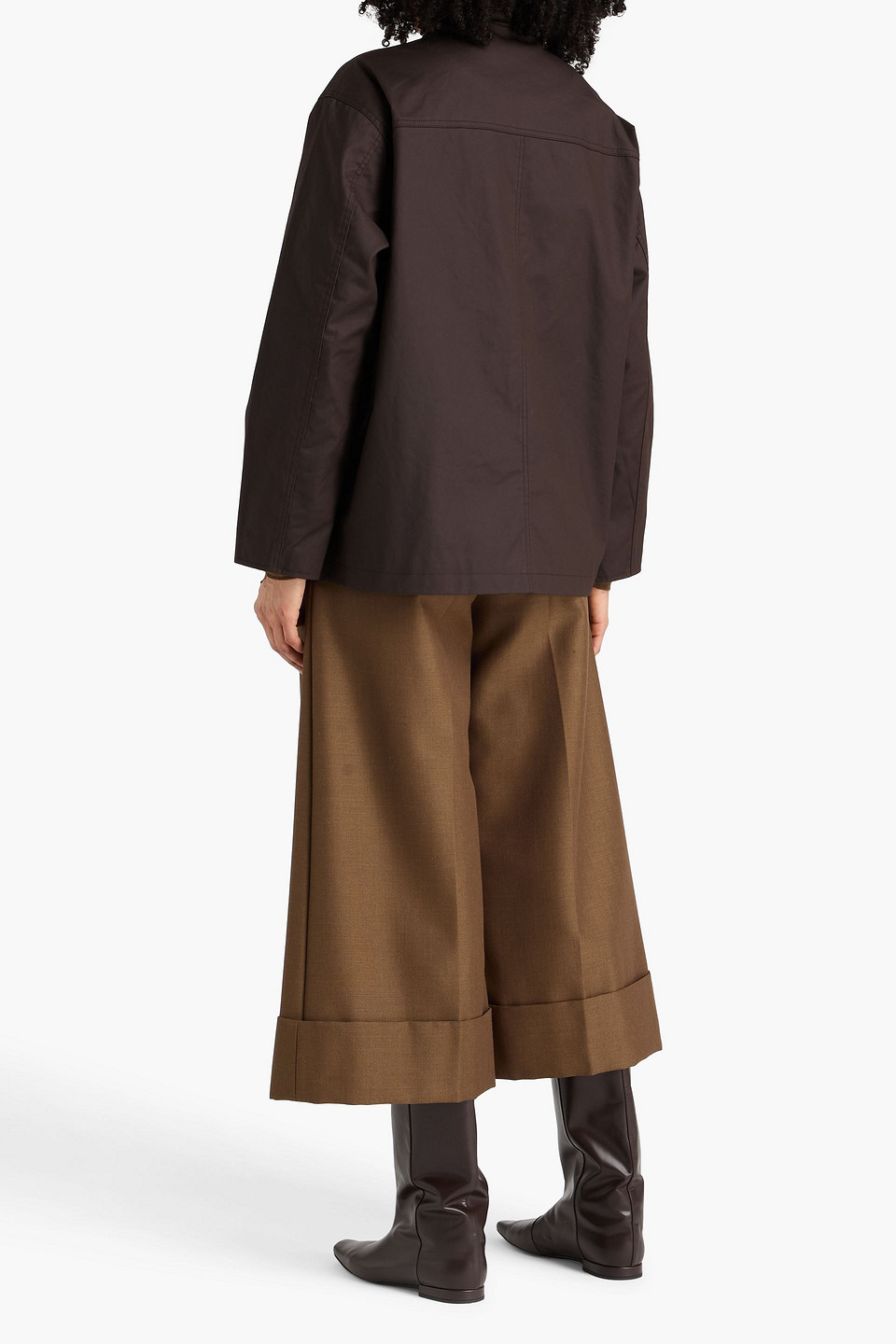  Rag & Bone - Jacke „cassidy“ Beschichteter Aus Baumwoll-gabardine - Braun - Xxs 