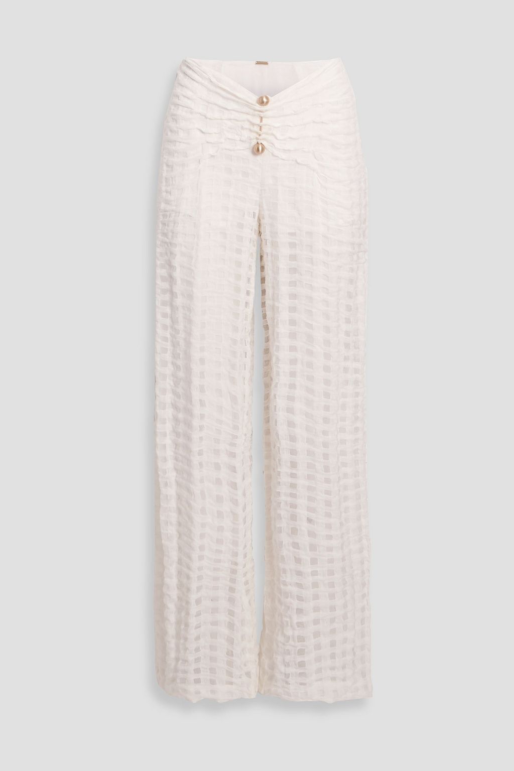 CULT GAIA Kaci corded lace straight-leg pants | THE OUTNET