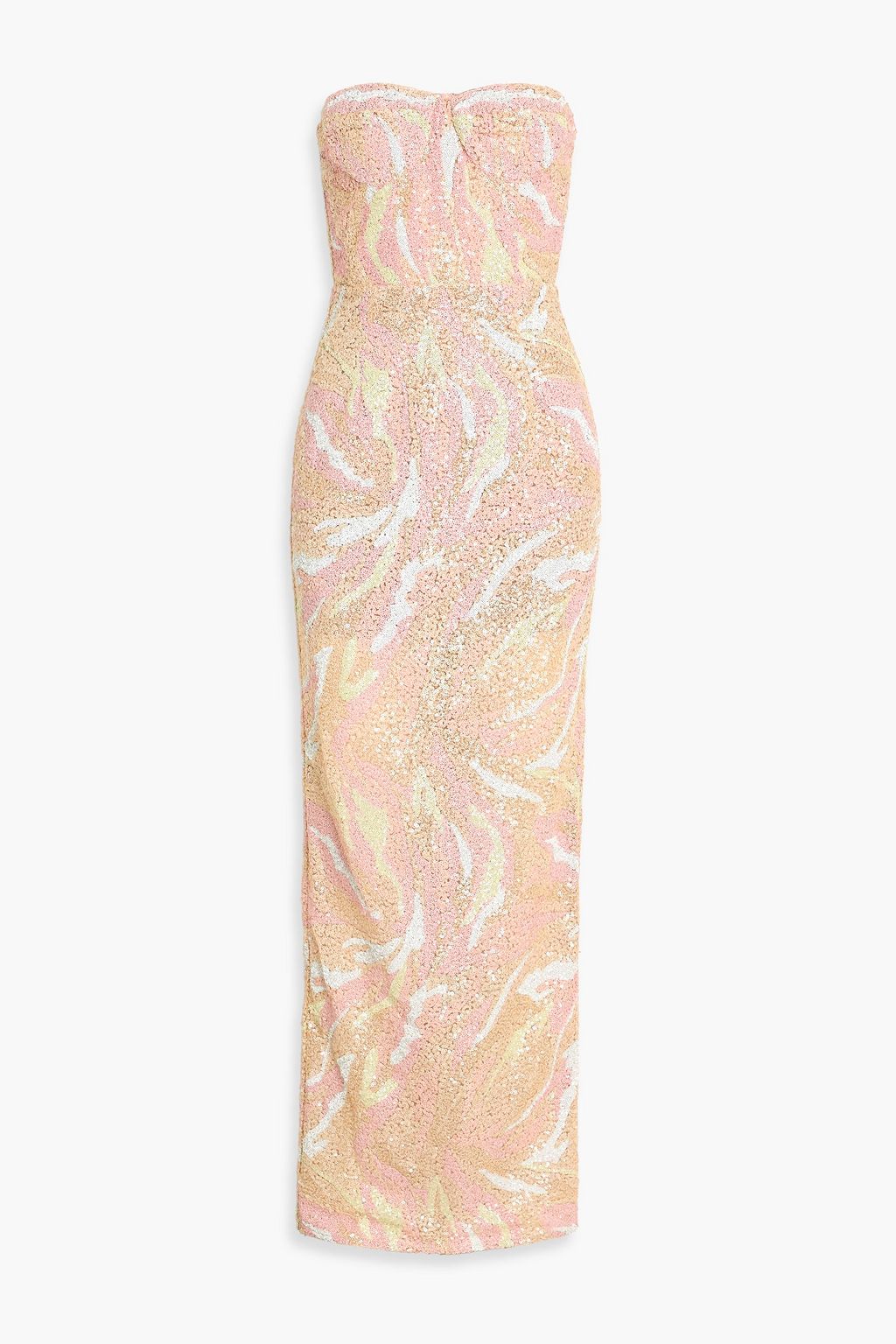 strapless open back dress Kelly Strapless Ball Gown | Bariano main image 1