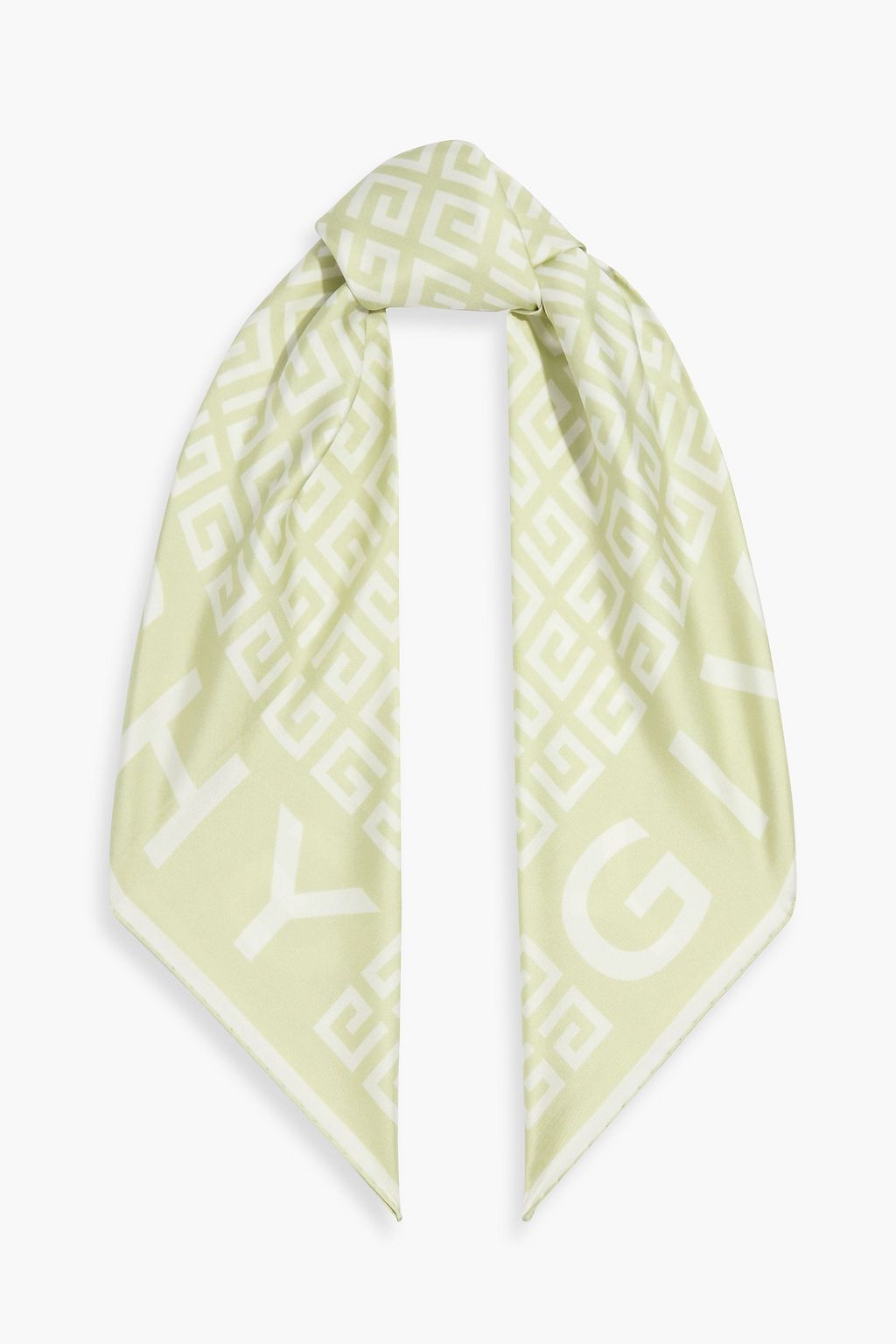 GIVENCHY Logo-print silk-twill scarf | THE OUTNET