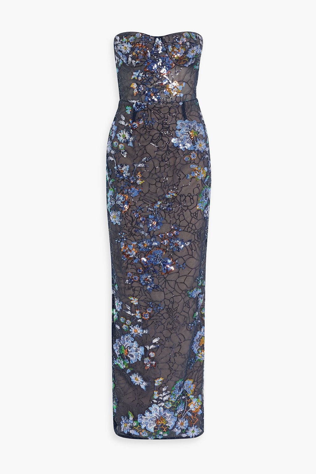 BRONX AND BANCO Dahlia strapless sequined tulle gown | THE OUTNET