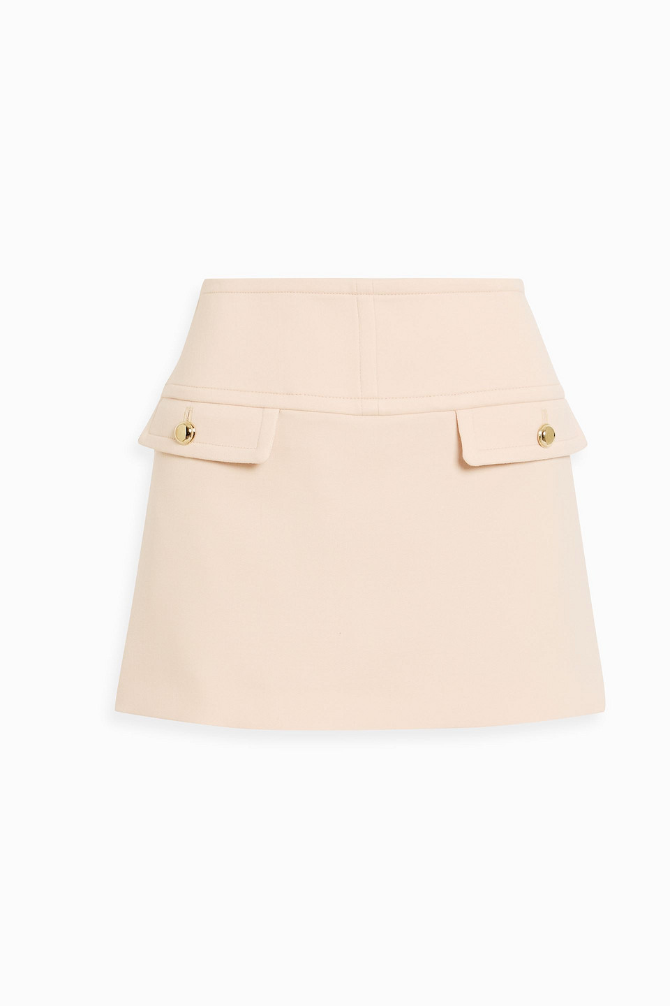 Tom Ford Wool-blend Mini Skirt In Pink