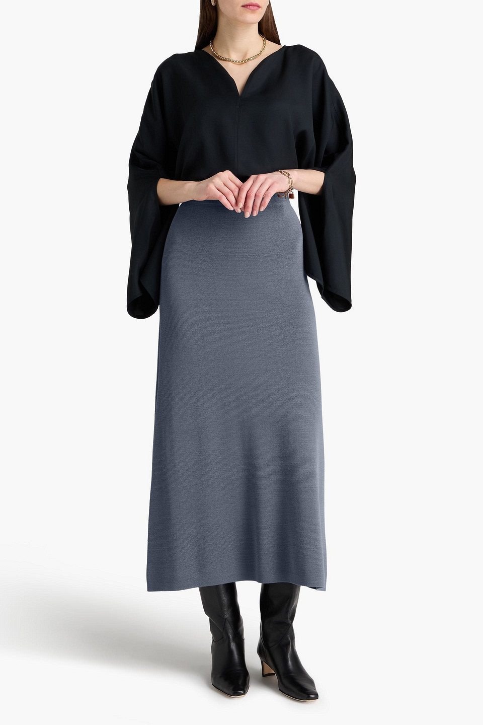  By Malene Birger - Strick-midirock „roz“ - Blau - Xxs 