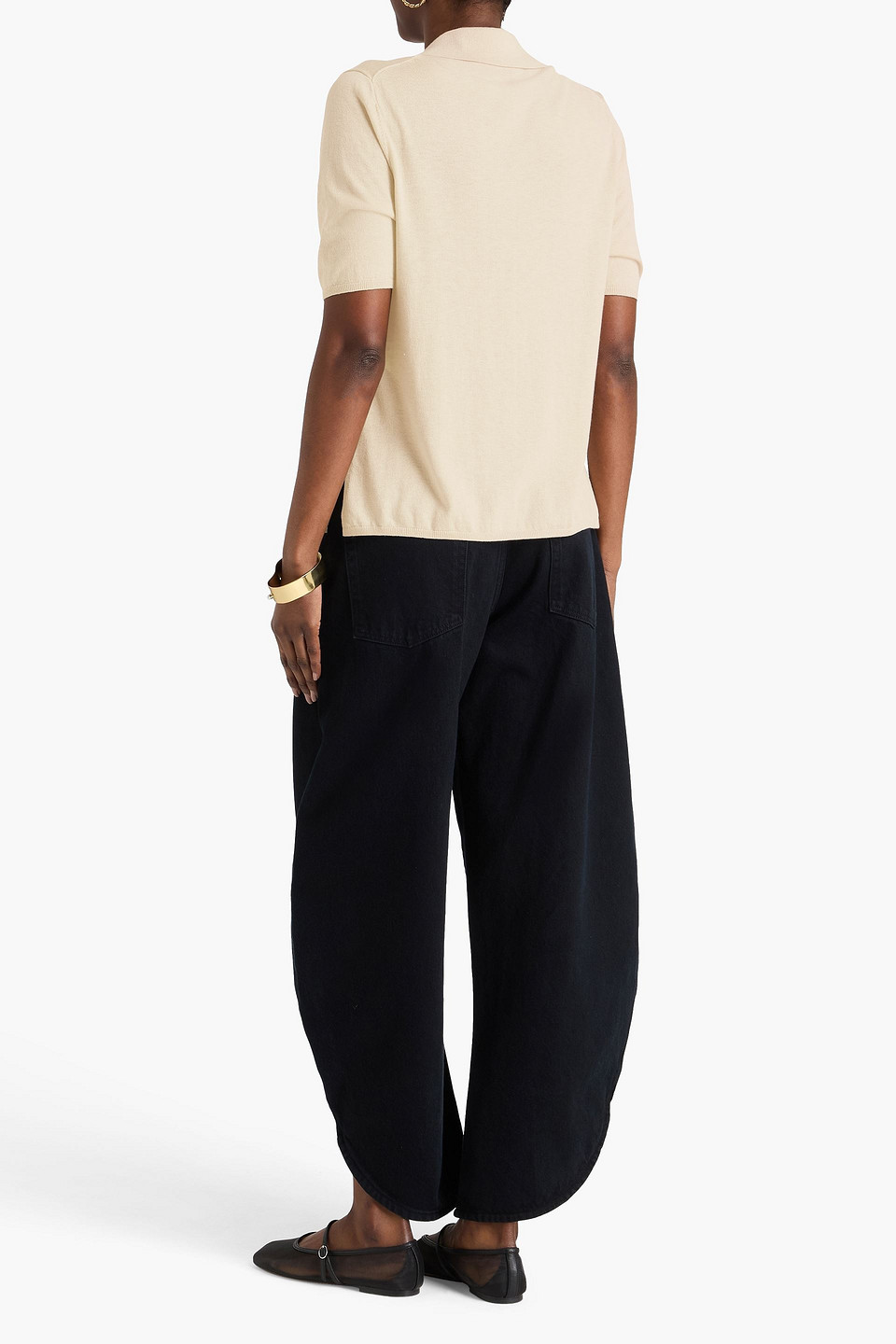  By Malene Birger - Lyocell-blend Shirt - White - L 