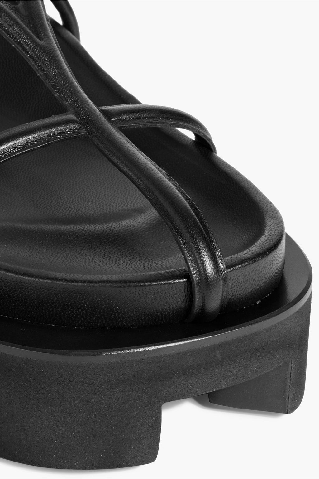 JIL SANDER Leather platform sandals | THE OUTNET