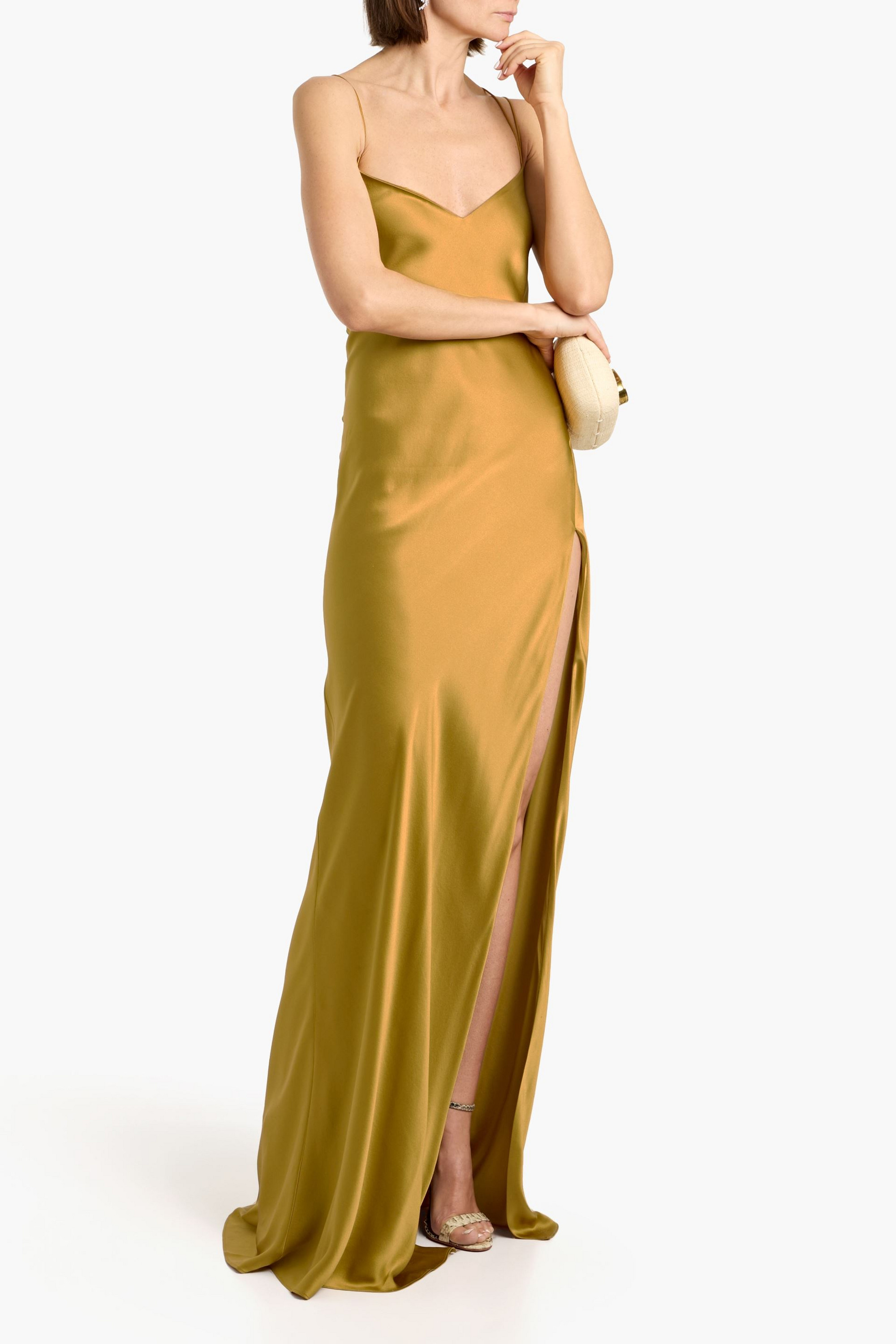 The Sei Silk-satin gown