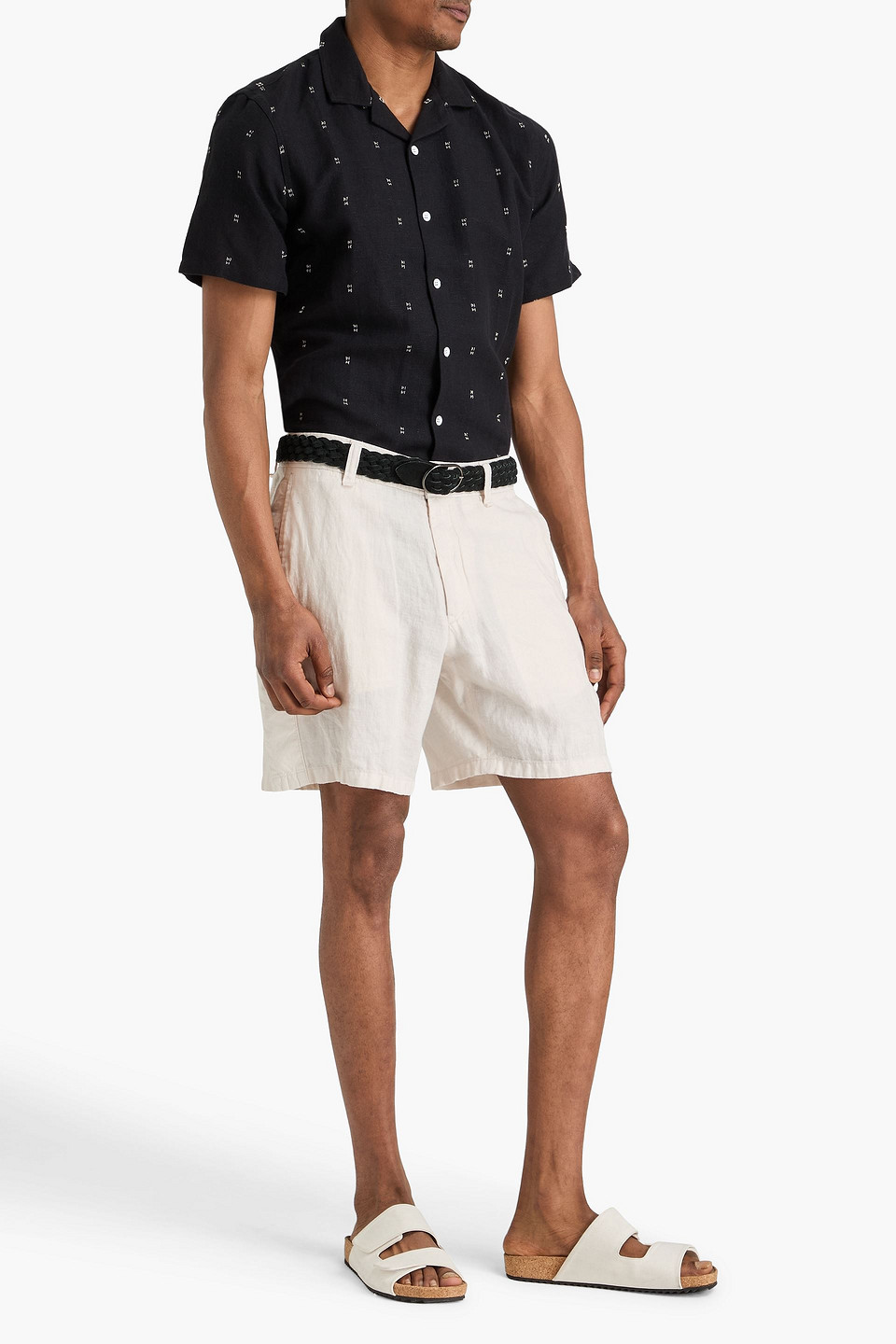  Rag & Bone - Shorts „haydon“ Aus Leinen - Weiß - 30 