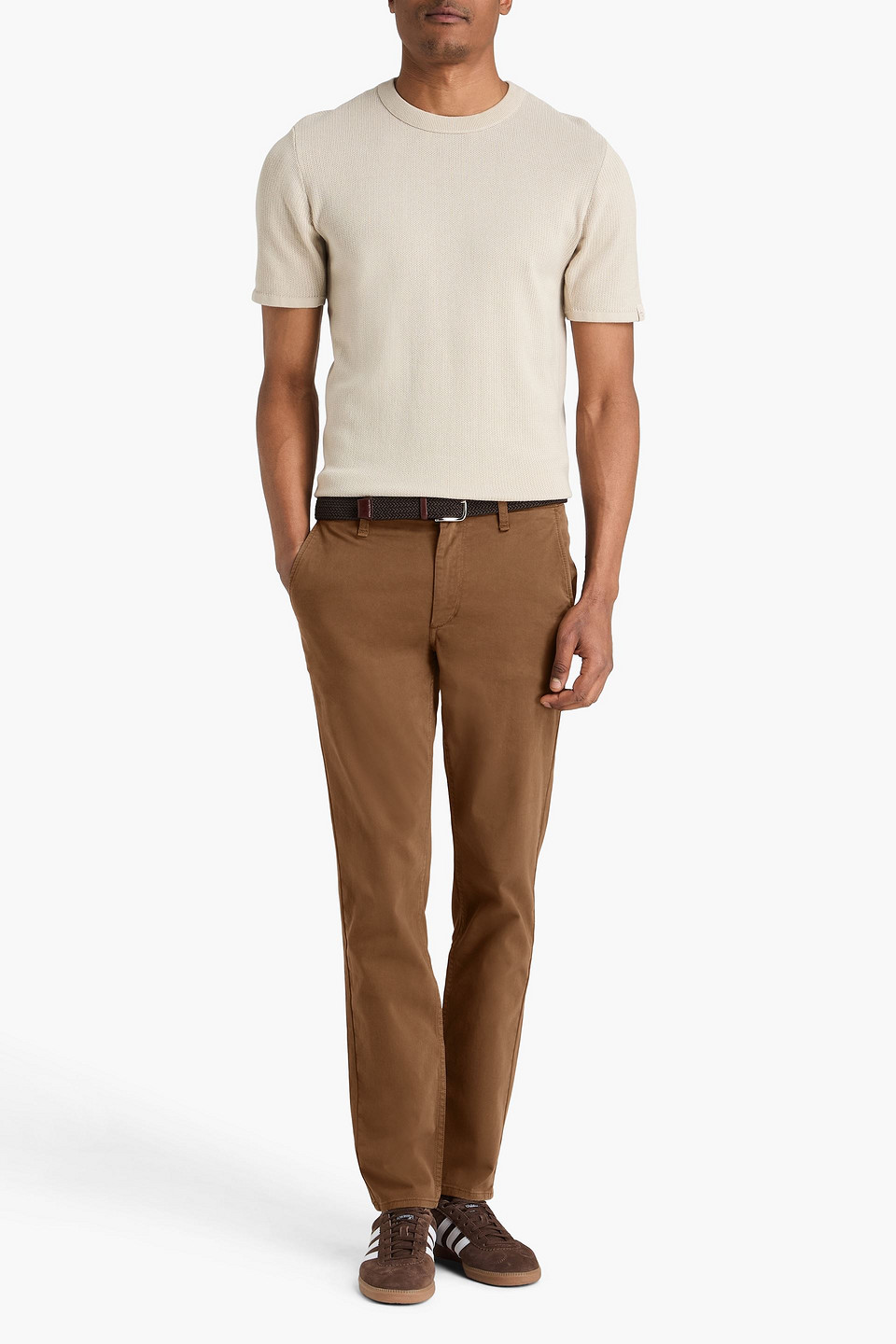  Rag & Bone - Chinohose „standard“ Aus Twill Aus Einer Baumwollmischung Mit Schmalem Bein - Braun - 28 