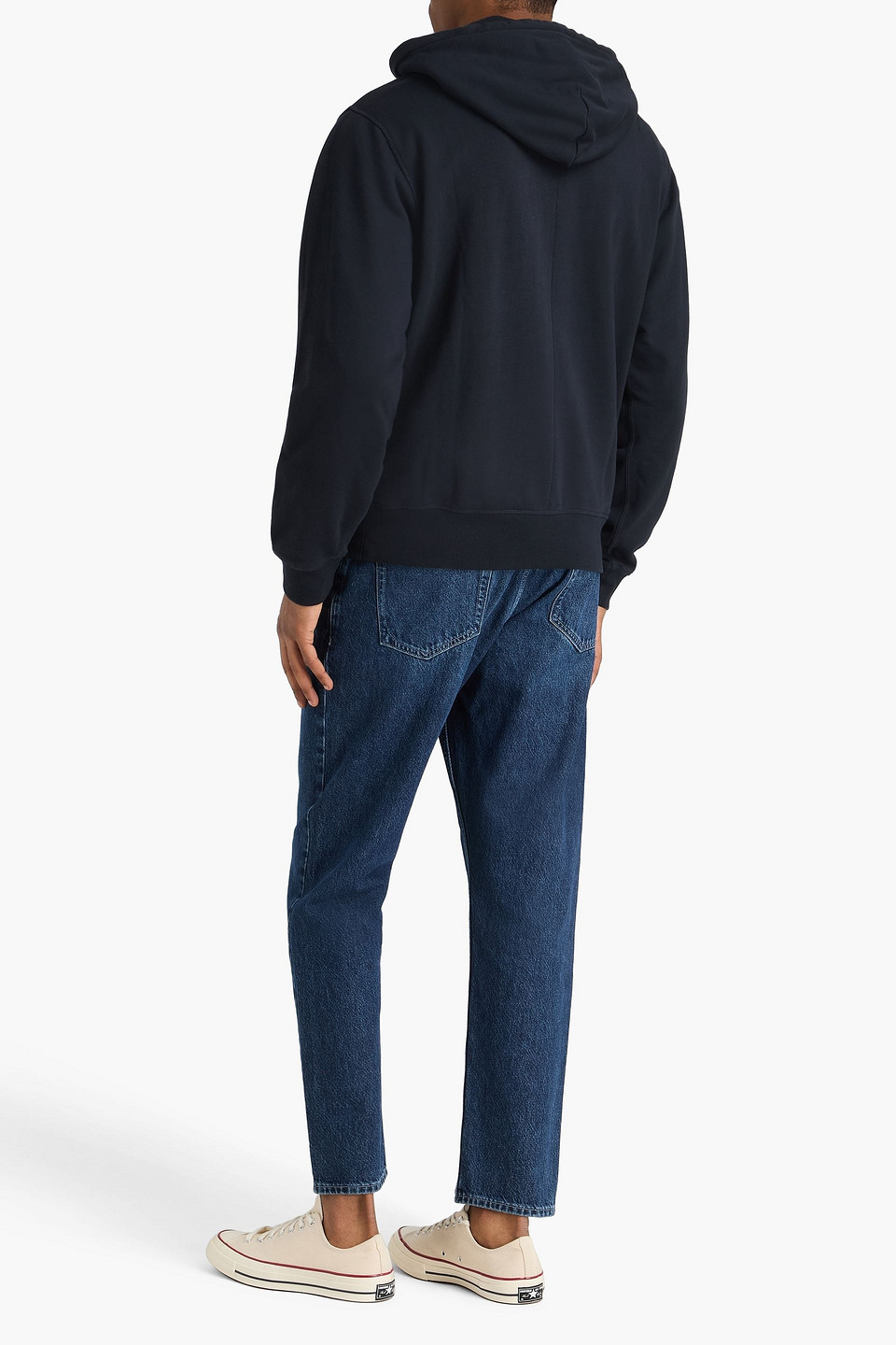  Rag & Bone - Hoodie „massey“ Aus Baumwollfrottee Mit Print - Blau - Xs 