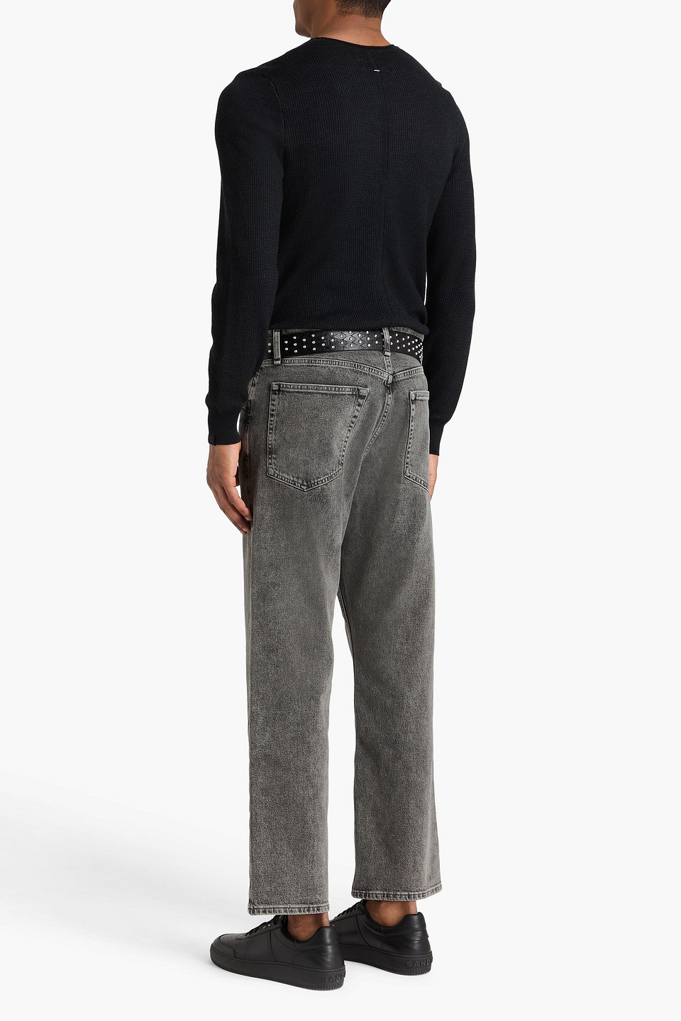  Rag & Bone - Rb 4 Straight Faded Denim Jeans - Gray - 28w/ 30l 