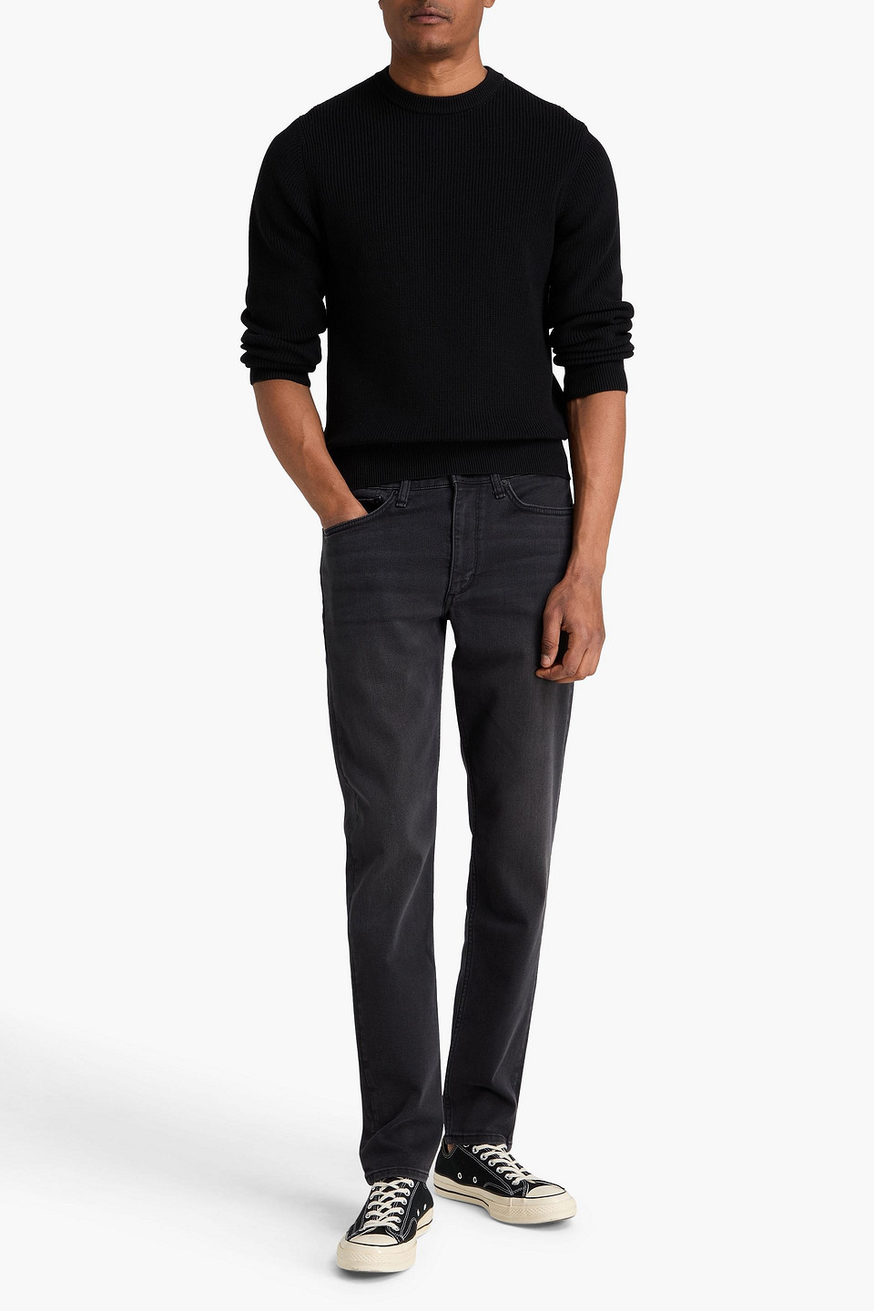  Rag & Bone - Jeans „fit 2“ Mit Schmalem Bein Aus Denim - Schwarz - 31w/ 32l 