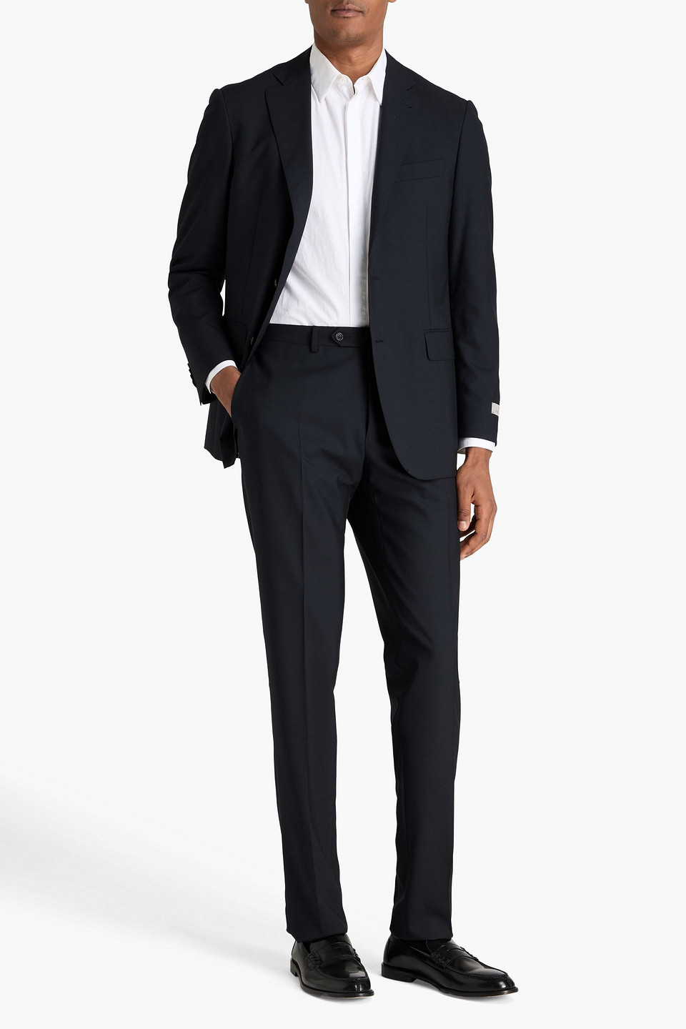  Canali - Anzug Aus Wolle - Blau - It 56 