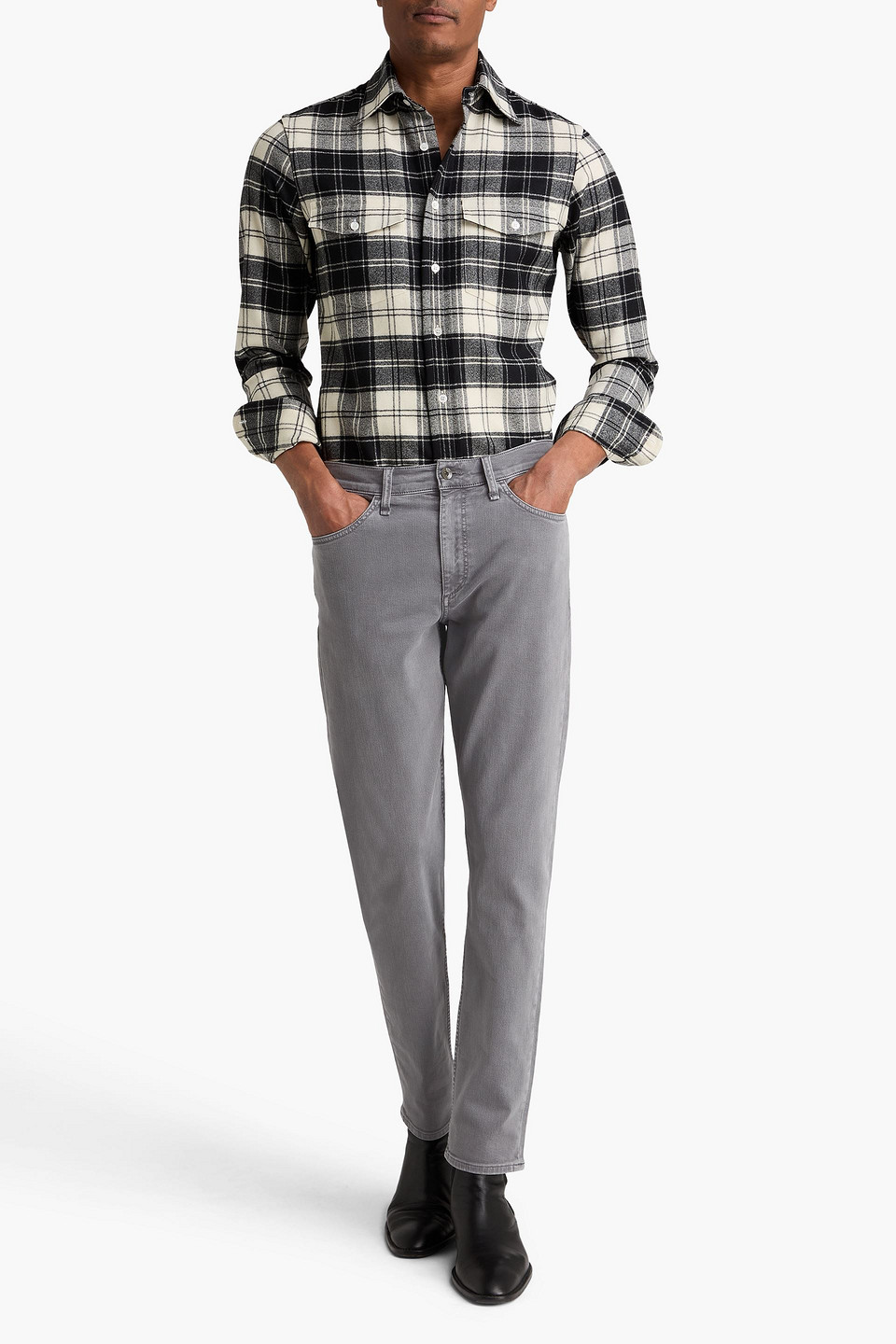  Rag & Bone - Fit 2 Slim-fit Denim Jeans - Gray - 29w/ 32l 