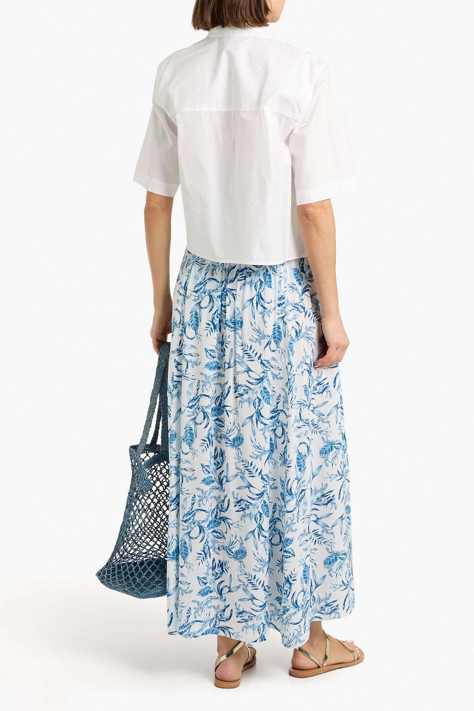  Melissa Odabash - Maxirock „mira“ Aus Voile Mit Print - Blau - Xs 