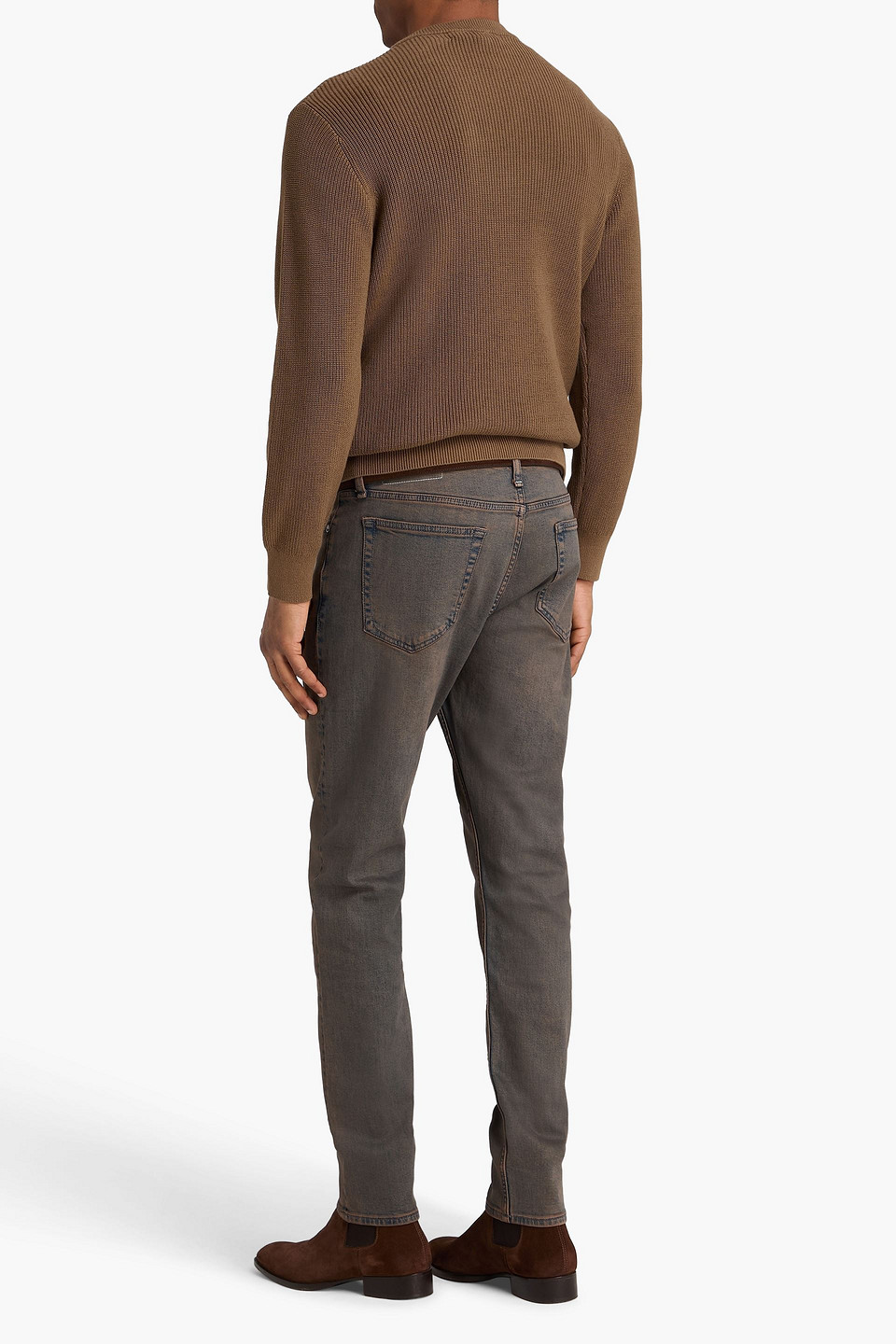  Rag & Bone - Gerippter Pullover „curtis“ Aus Baumwolle - Braun - S 
