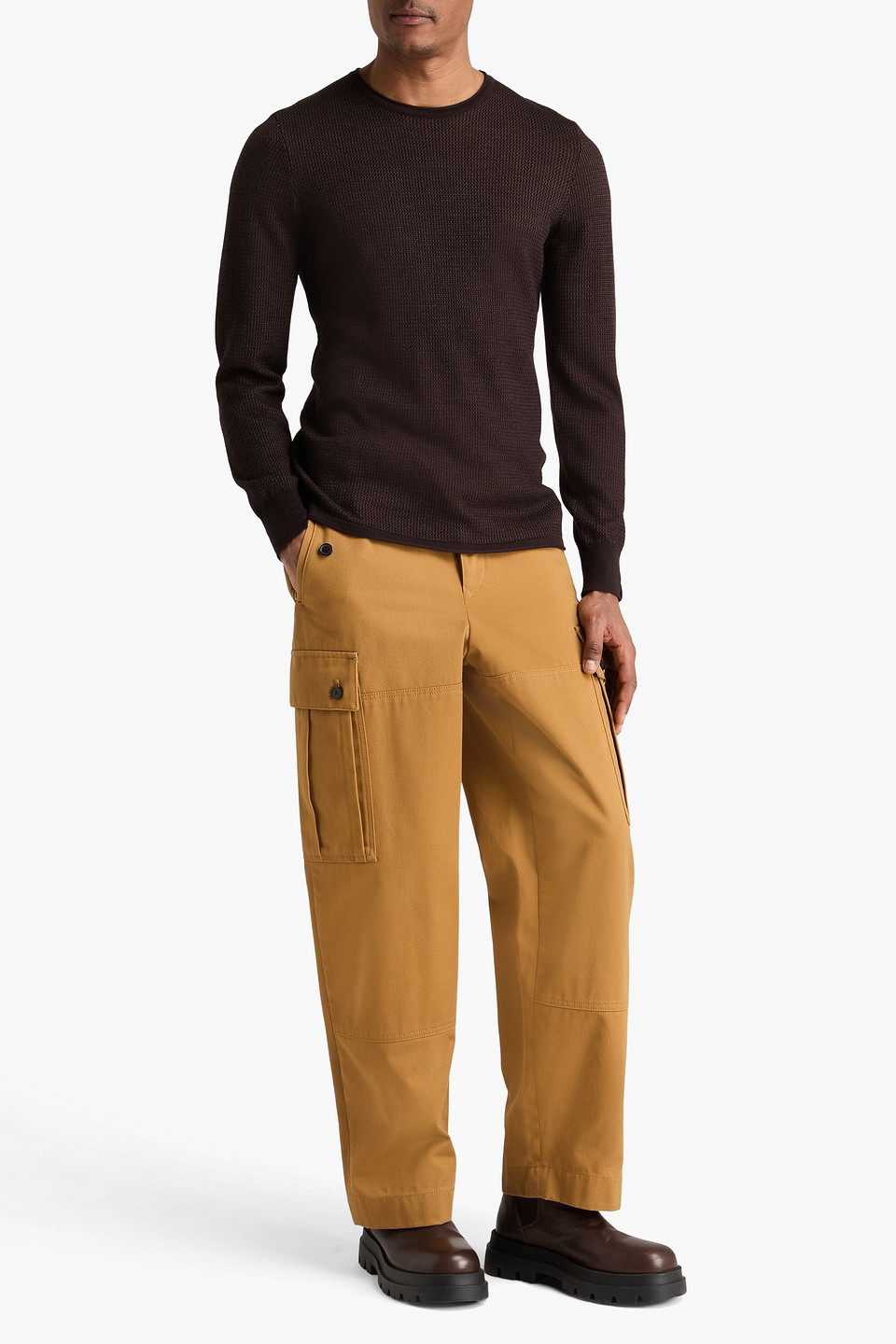  Rag & Bone - Pullover Aus Einer Woll-lyocellmischung - Braun - M 