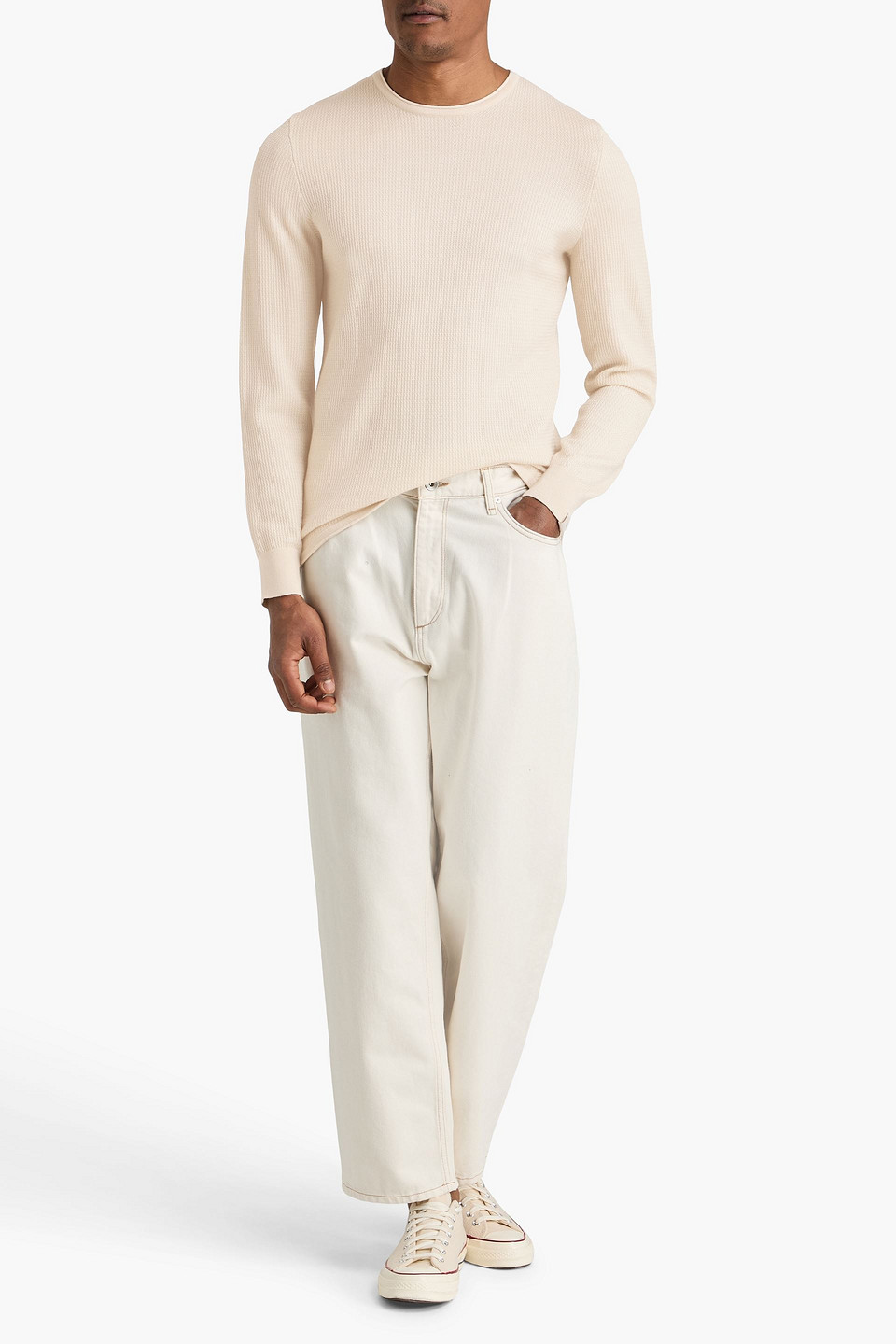  Rag & Bone - Pullover Aus Einer Woll-lyocellmischung - Neutral - S 