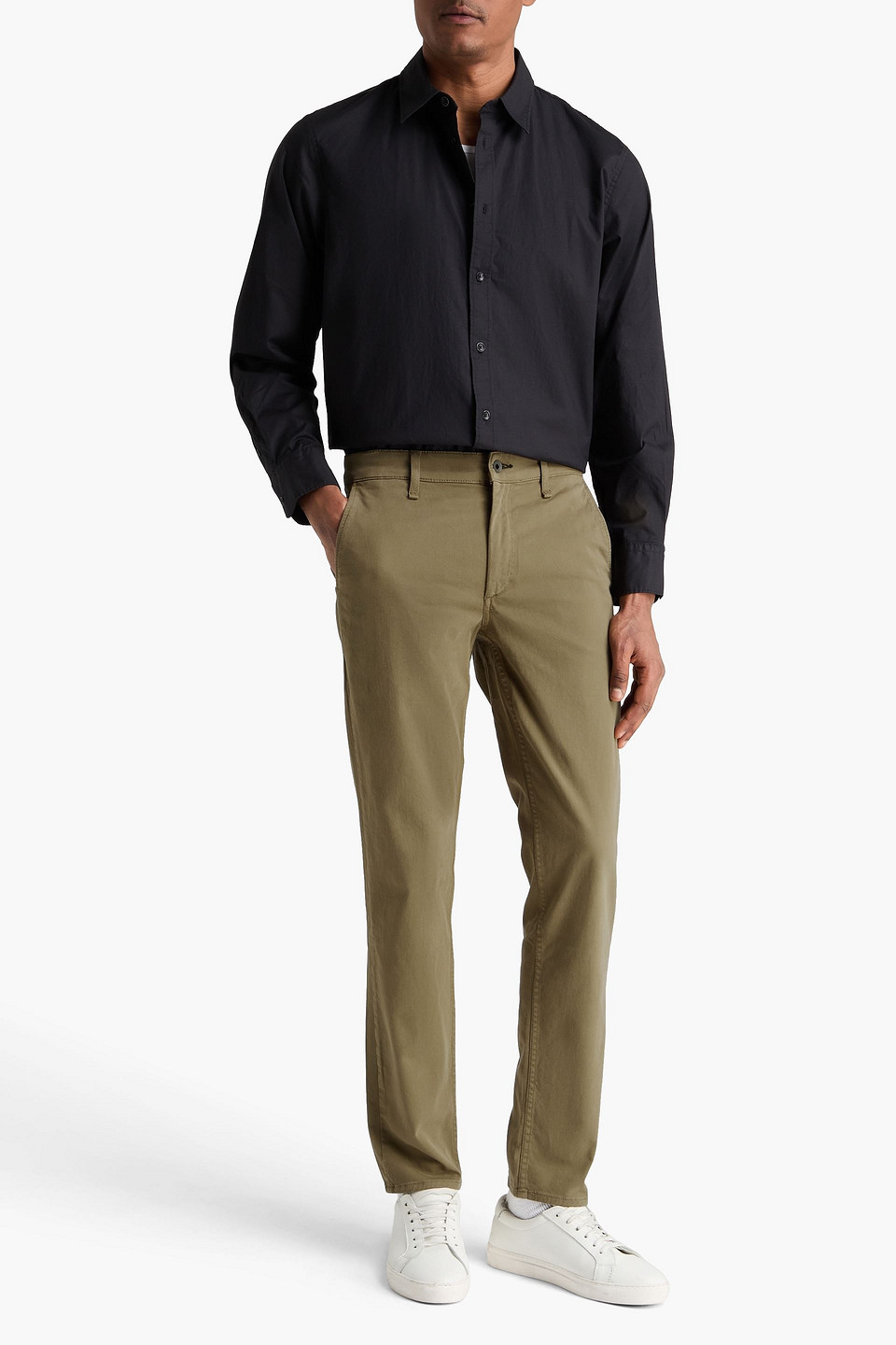  Rag & Bone - Chinohose „standard“ Aus Twill Aus Einer Baumwollmischung Mit Schmalem Bein - Grün - 31 