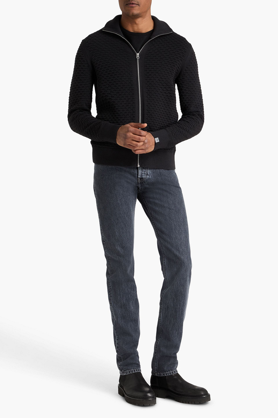  Rag & Bone - Cardigan „andrew“ Aus Baumwolle - Grau - M 