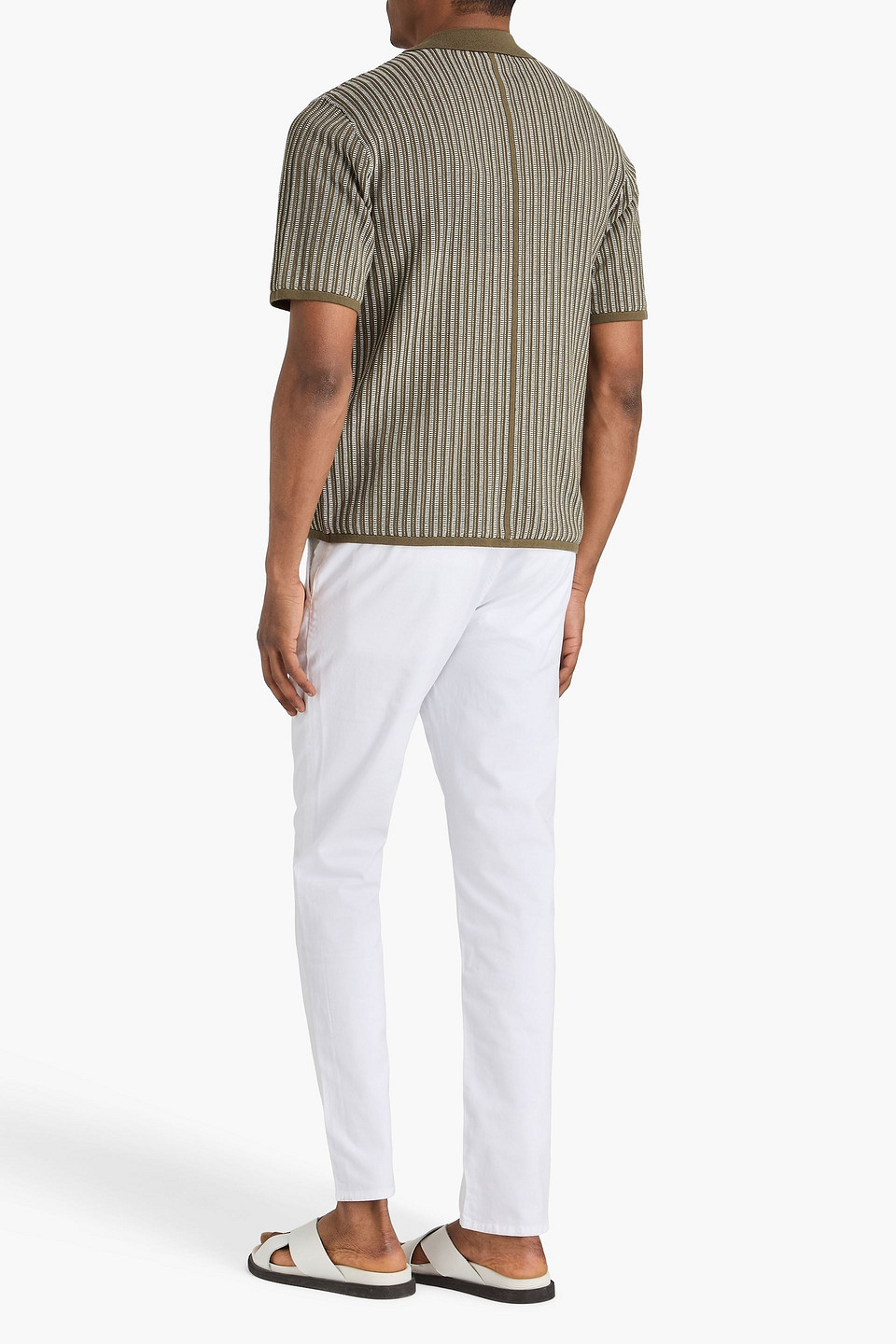  Rag & Bone - Hemd Aus Baumwolle Mit Streifen - Grün - S 